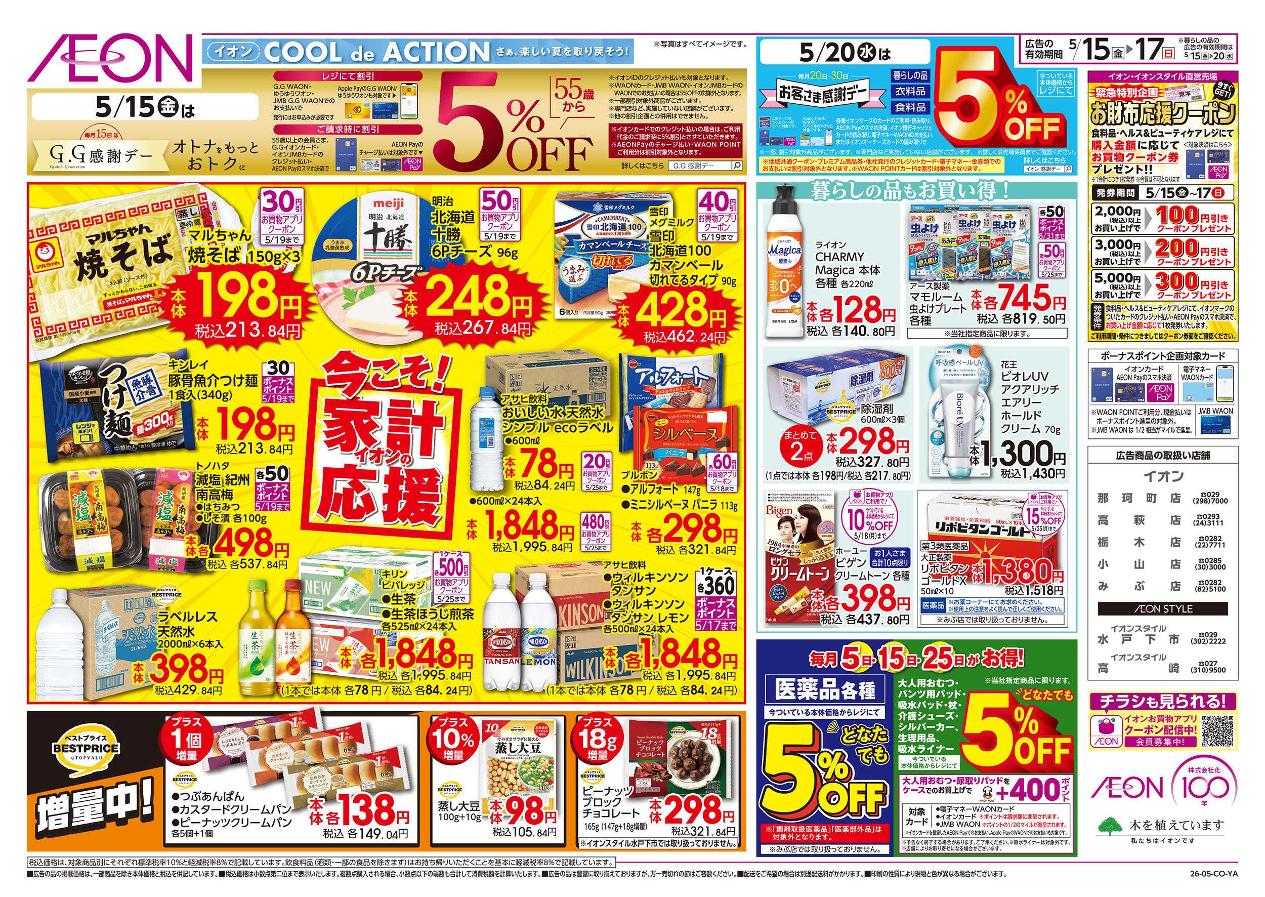 イオンスタイル 5/15号　イオンガチ推し宣言：裏面
