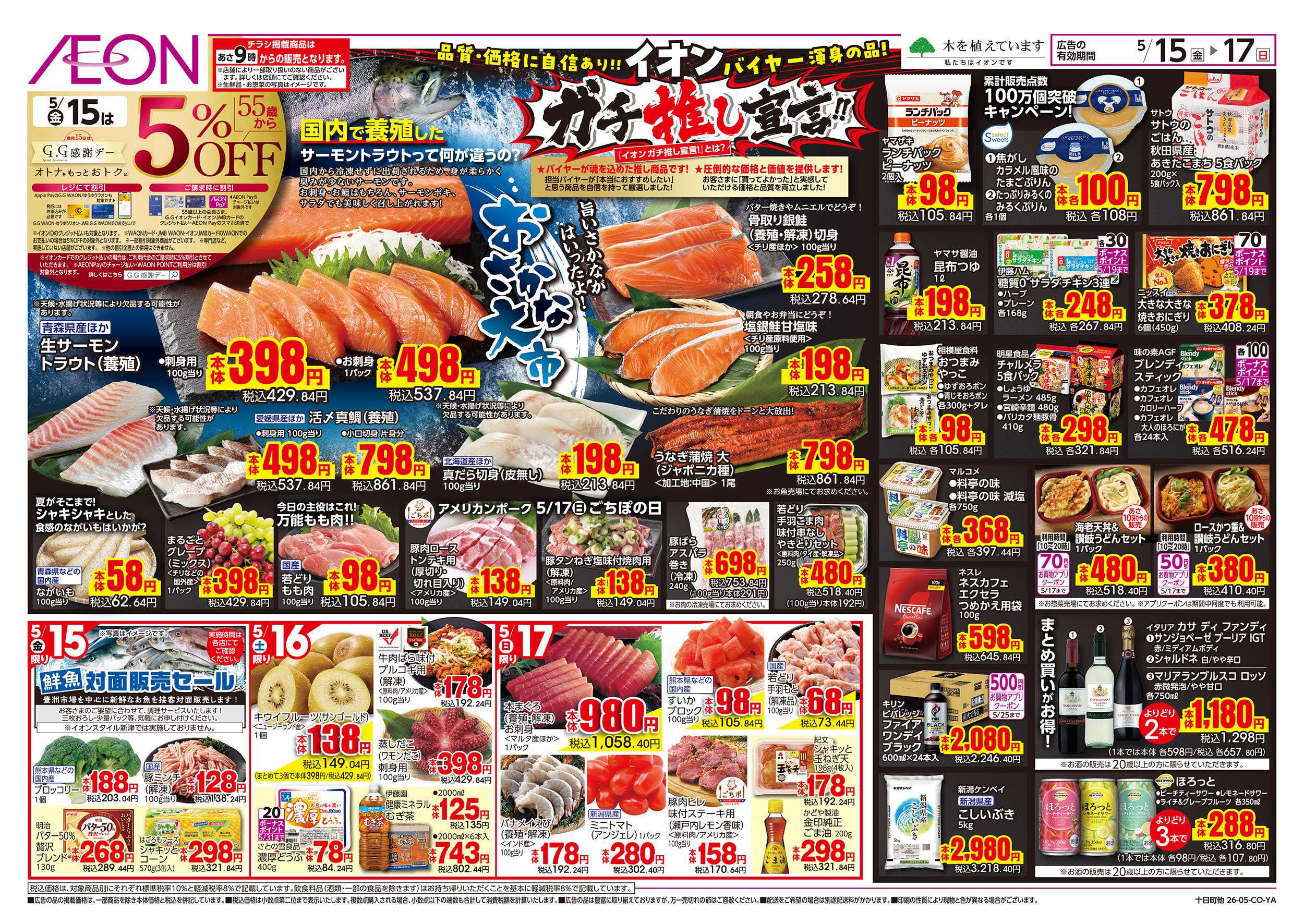 イオンスタイル 5/15号　イオンガチ推し宣言：表面