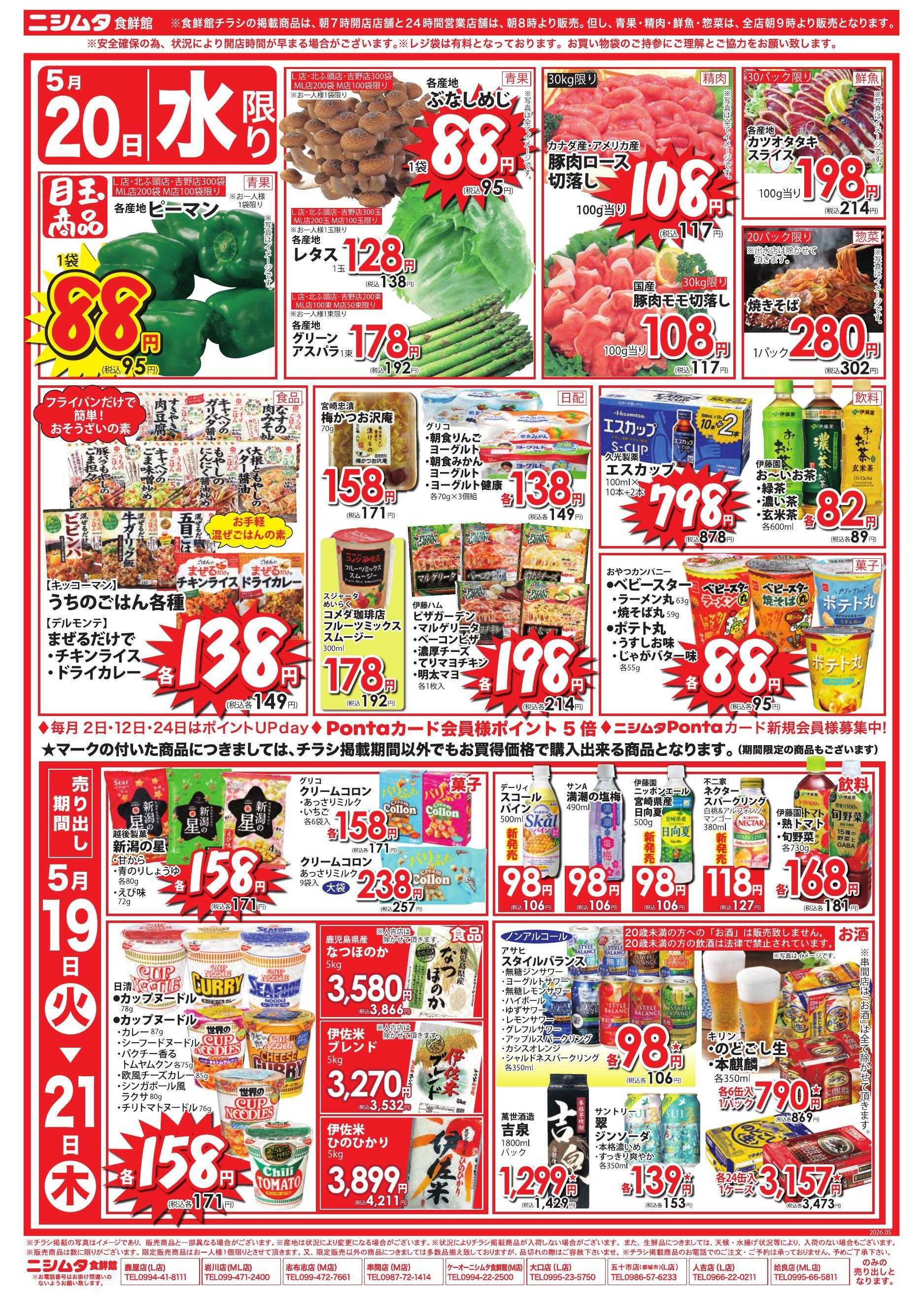 スーパーセンターニシムタ 火曜げんき市