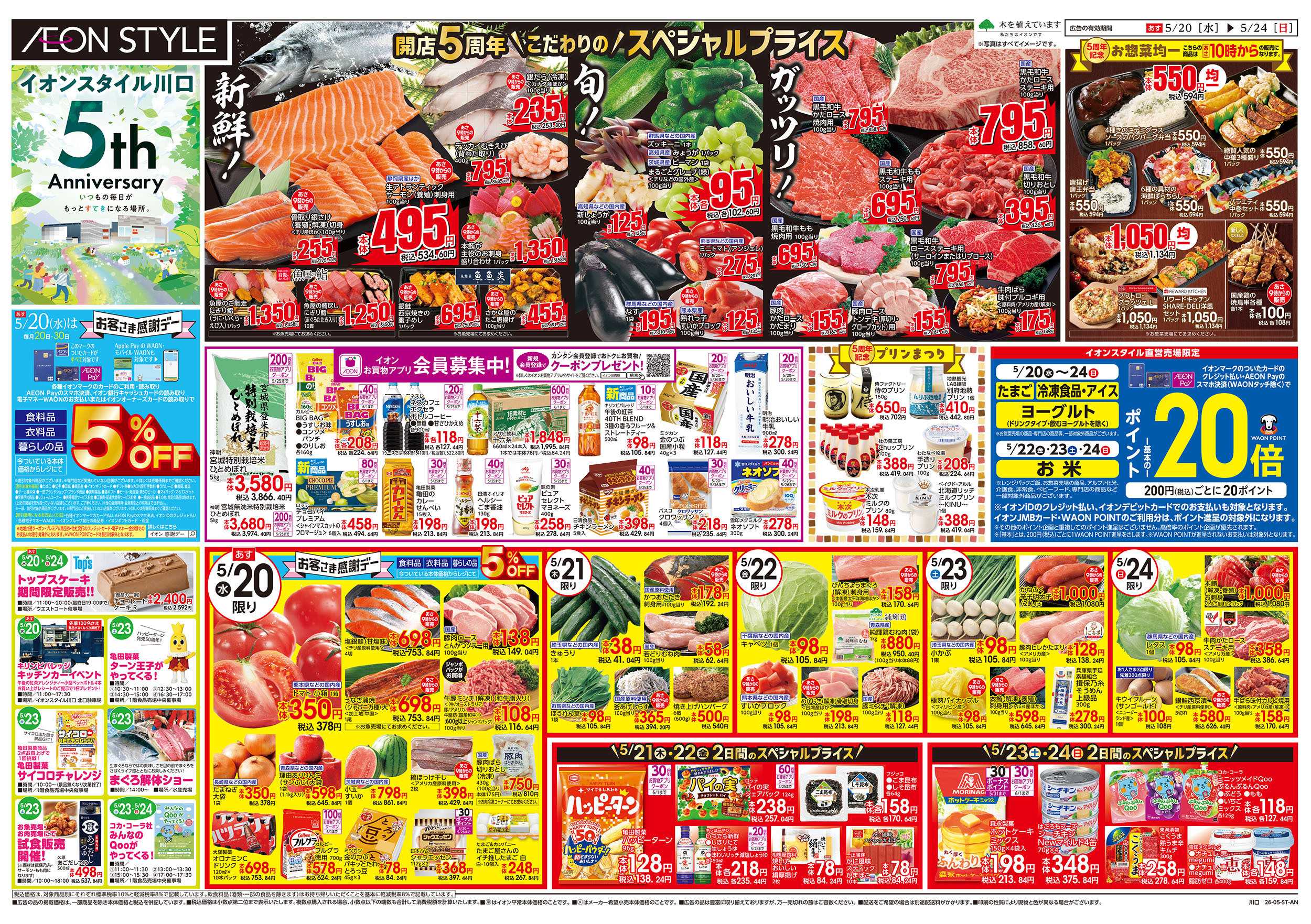 イオンスタイル 5/20号　5th Anniversary：表面