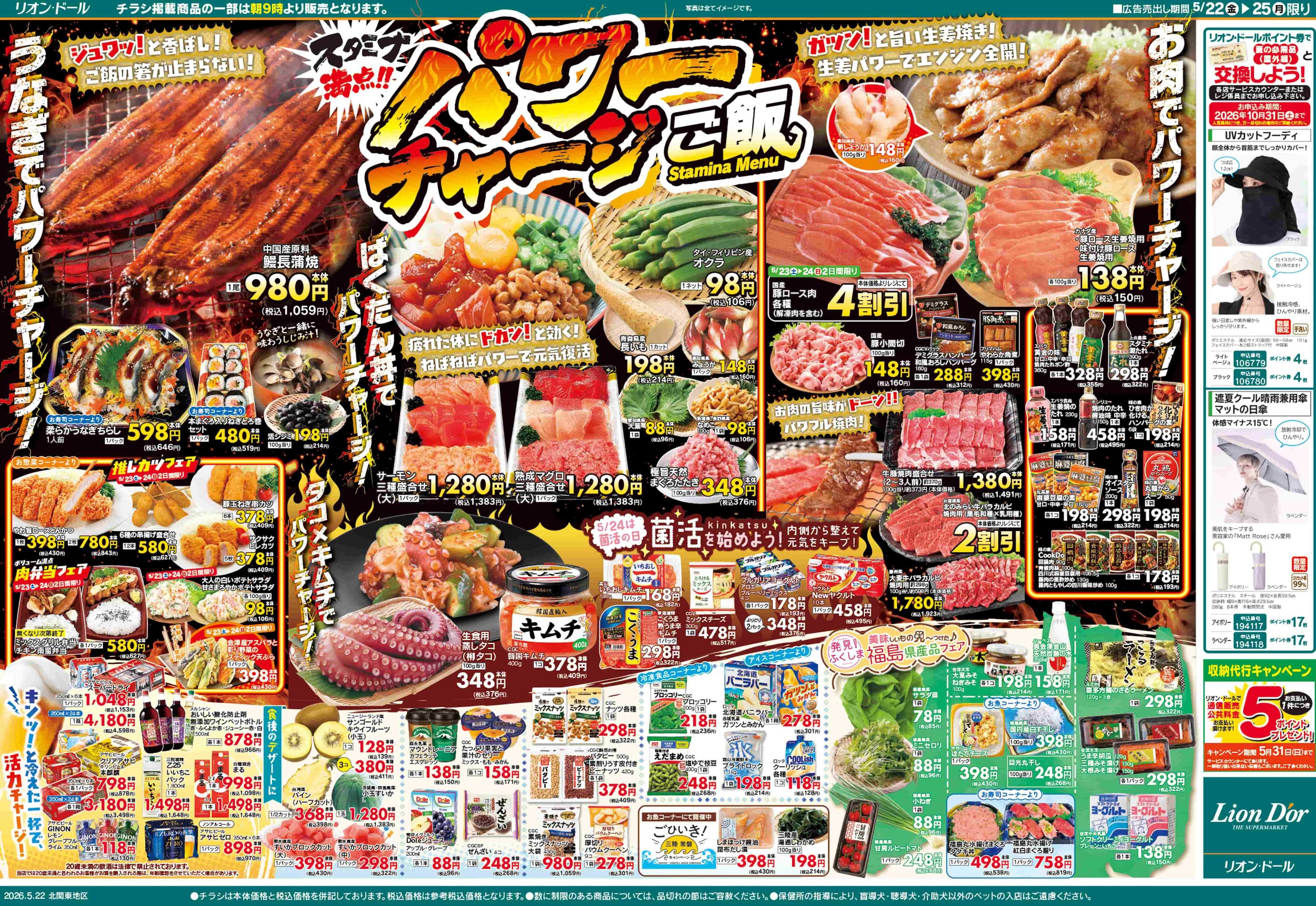 リオン・ドール 5/22号パワーチャージご飯