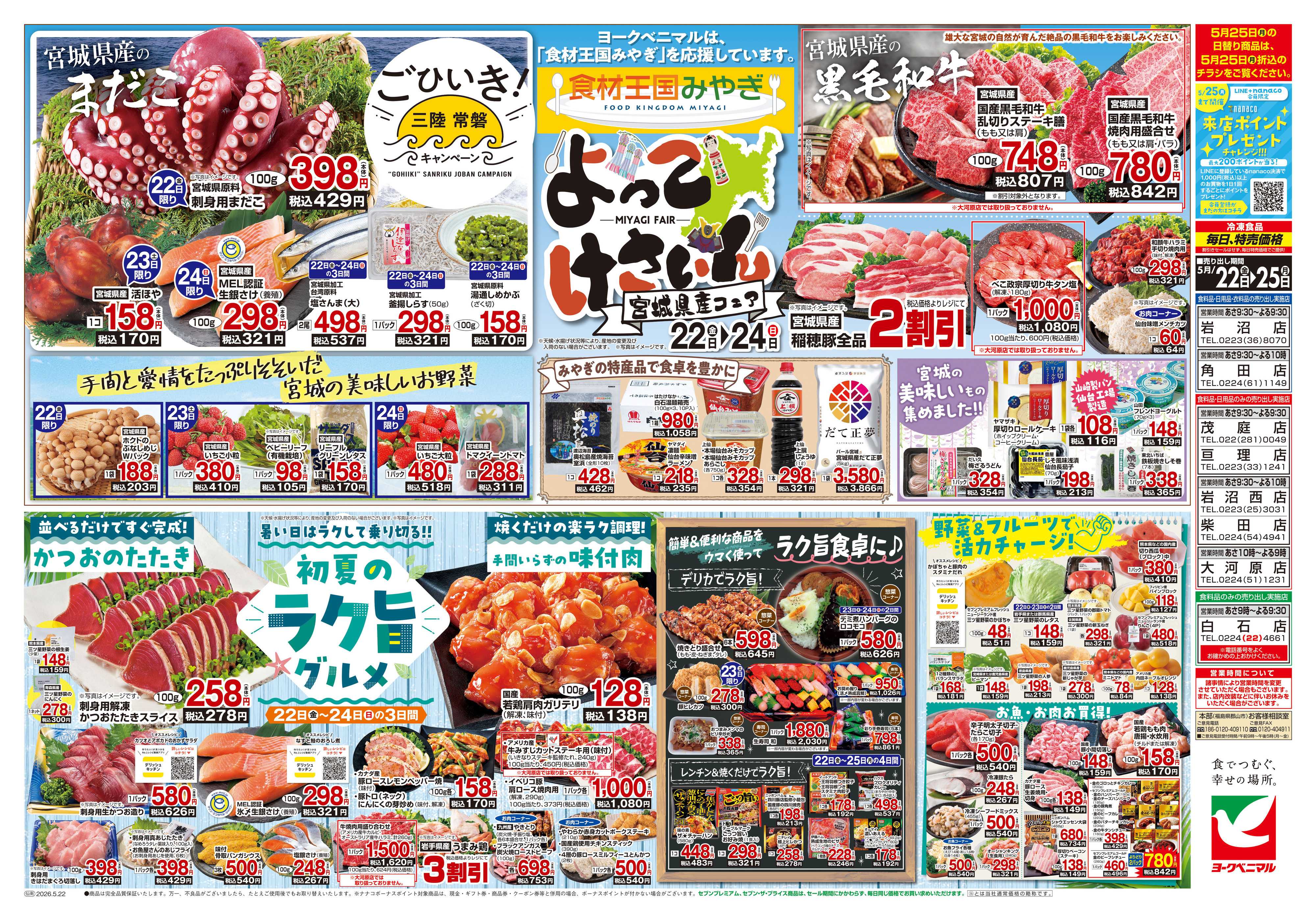 ヨークベニマル 5/22号チラシ