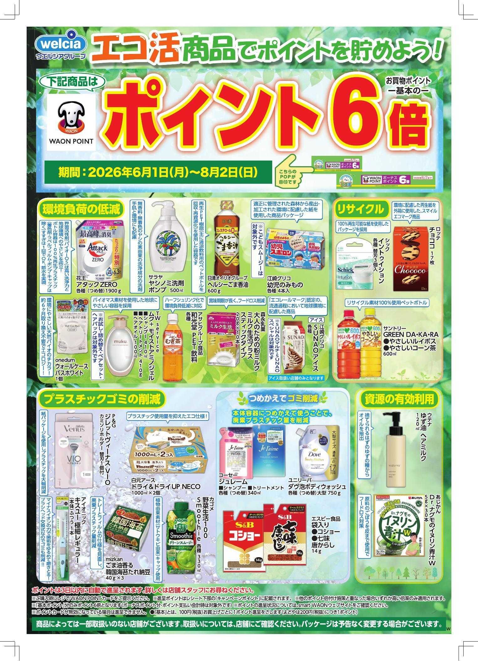 マルエドラッグ エコ活商品でポイ活しよう!SA