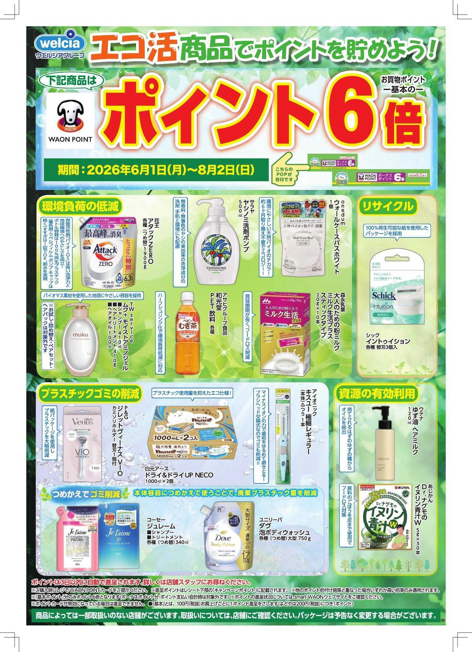 マルエドラッグ エコ活商品でポイ活しよう!SN