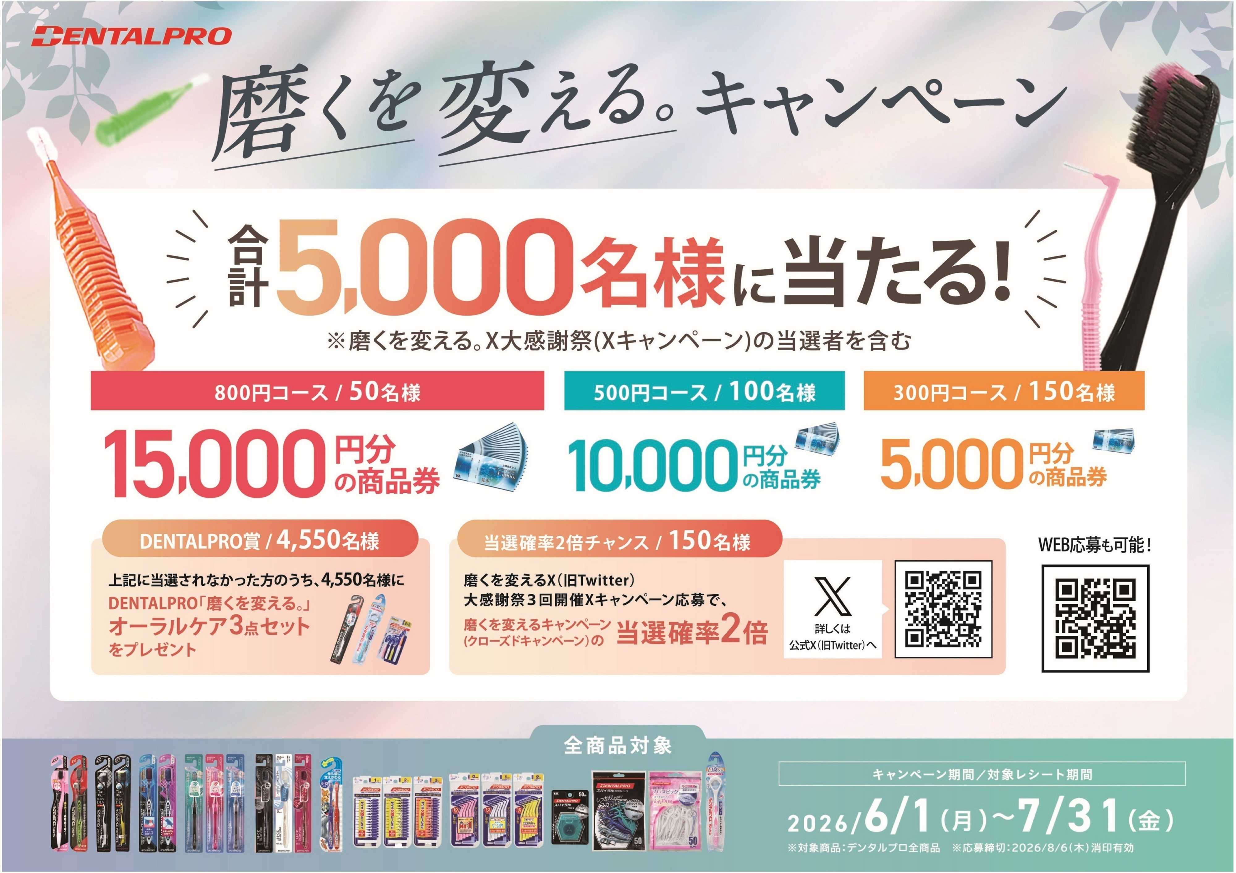 くすりの福太郎 磨くを変えるキャンペーン