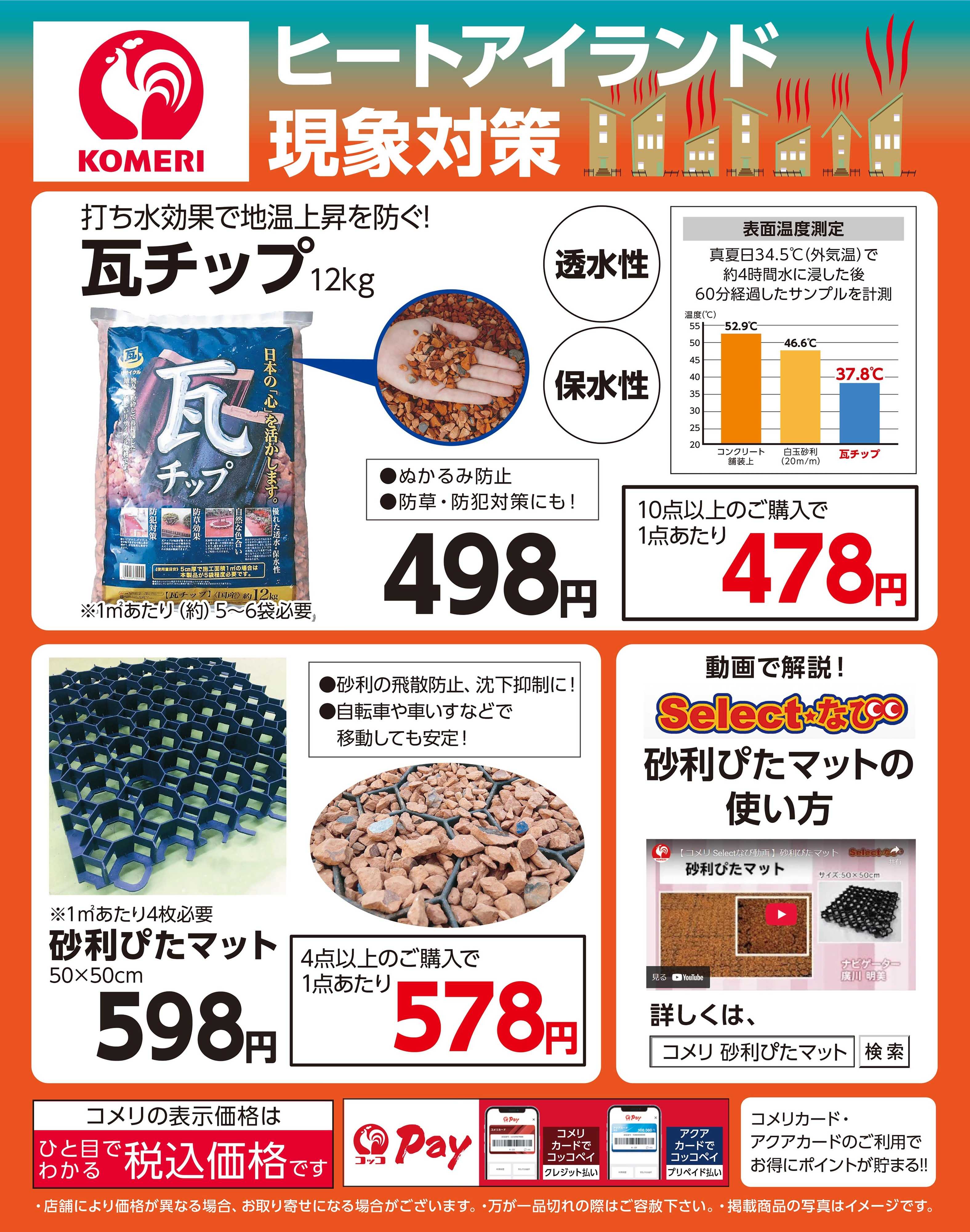 コメリハード＆グリーン コメリ ヒートアイランド現象対策