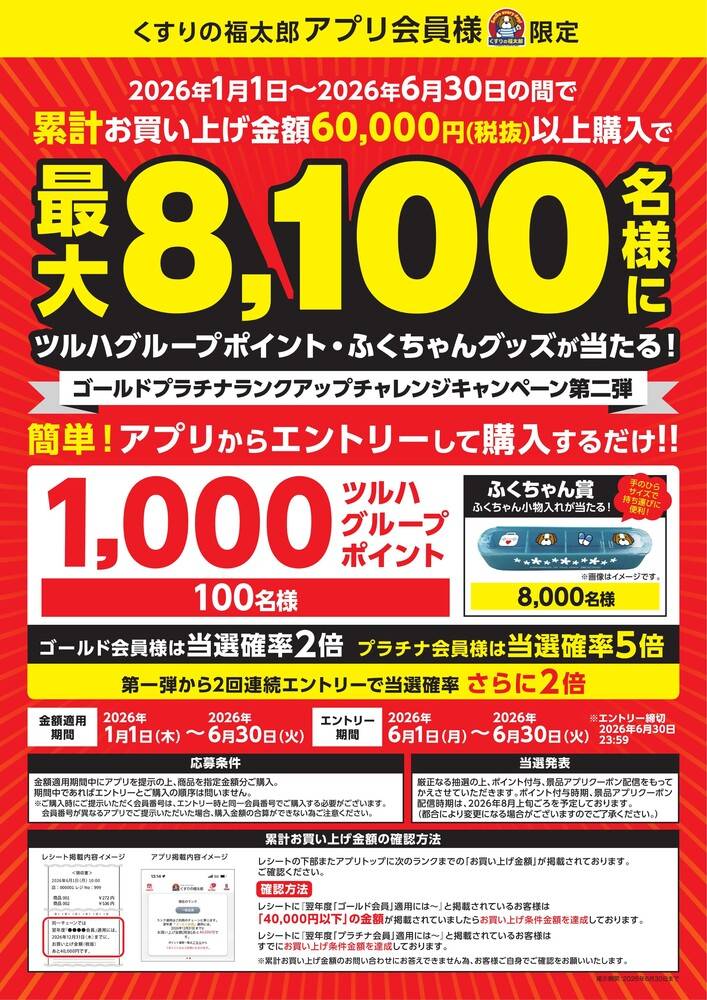くすりの福太郎 新松戸店の最新チラシ・セール情報 | クラシルチラシ