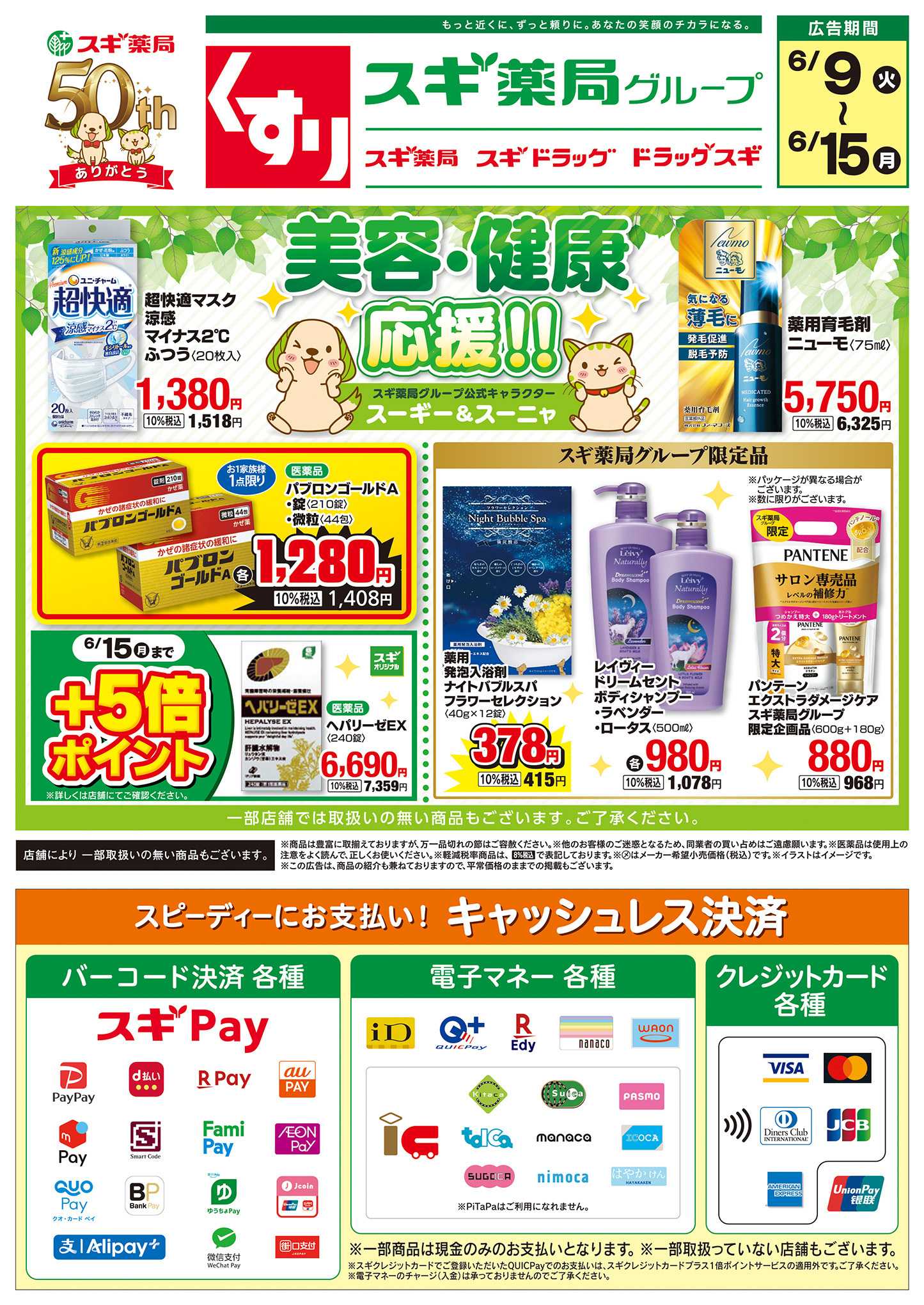 スギドラッグ チラシのご案内