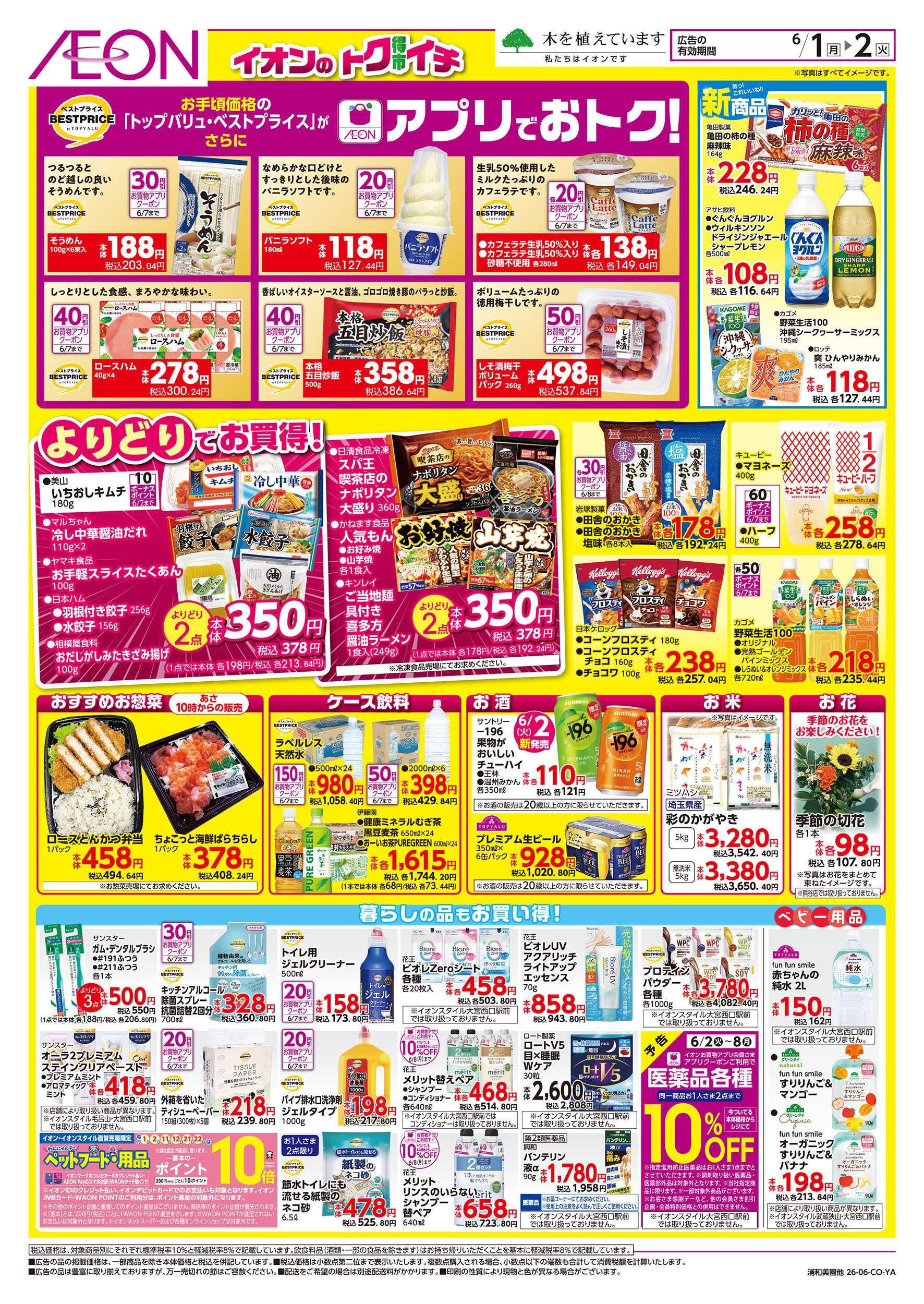 イオン 6/1号　イオンのトクイチ：裏面