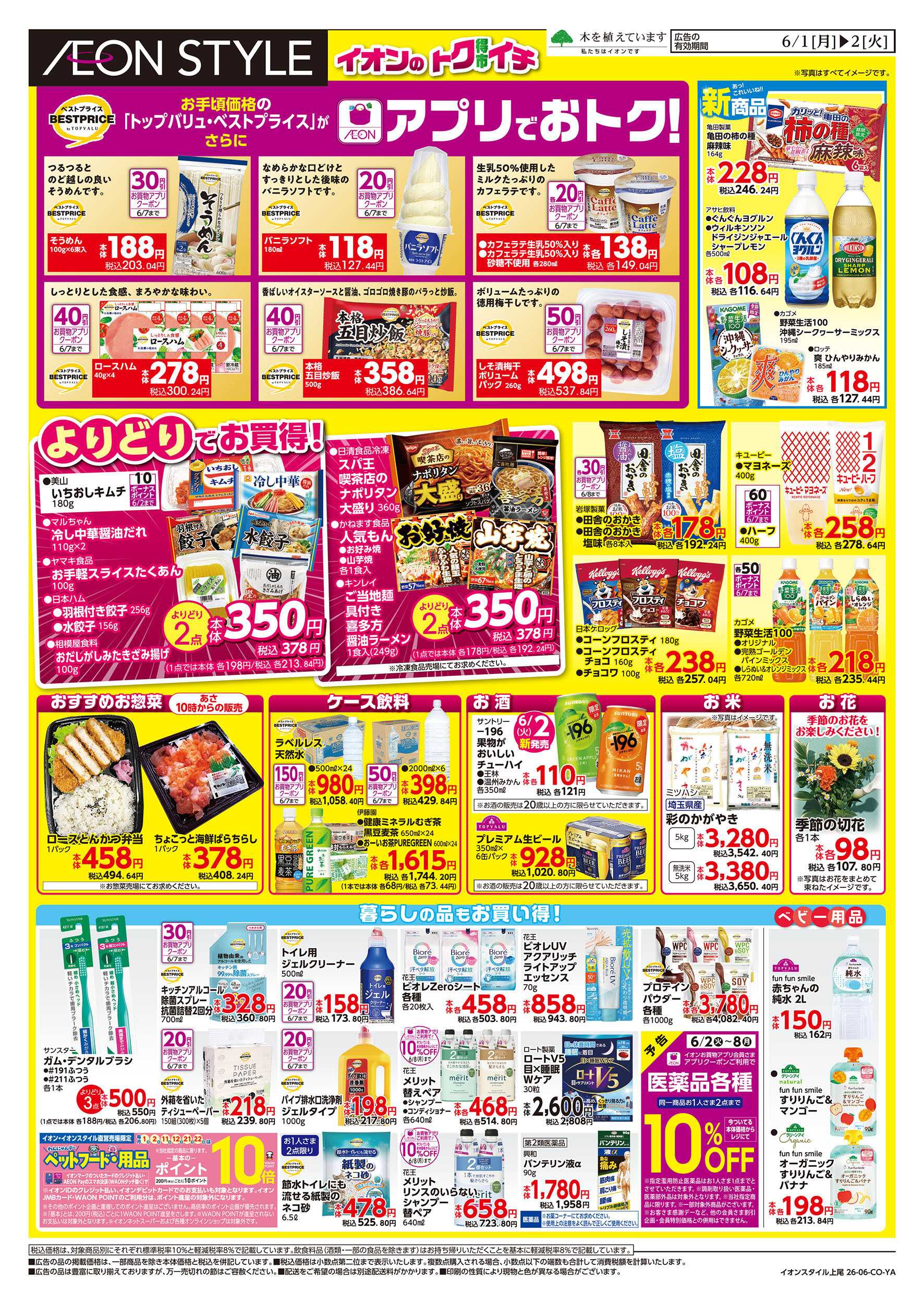 イオンスタイル 6/1号　イオンのトクイチ：裏面