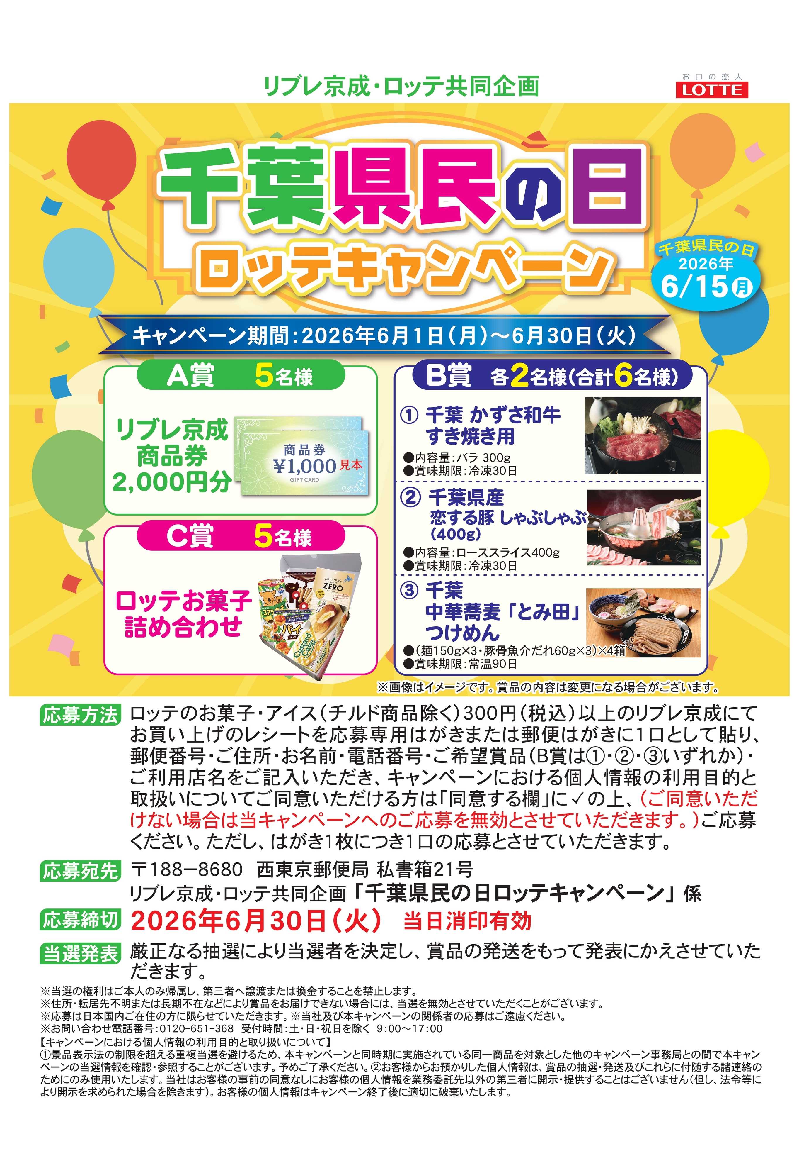 リブレ京成 千葉県民の日 ロッテキャンペーン
