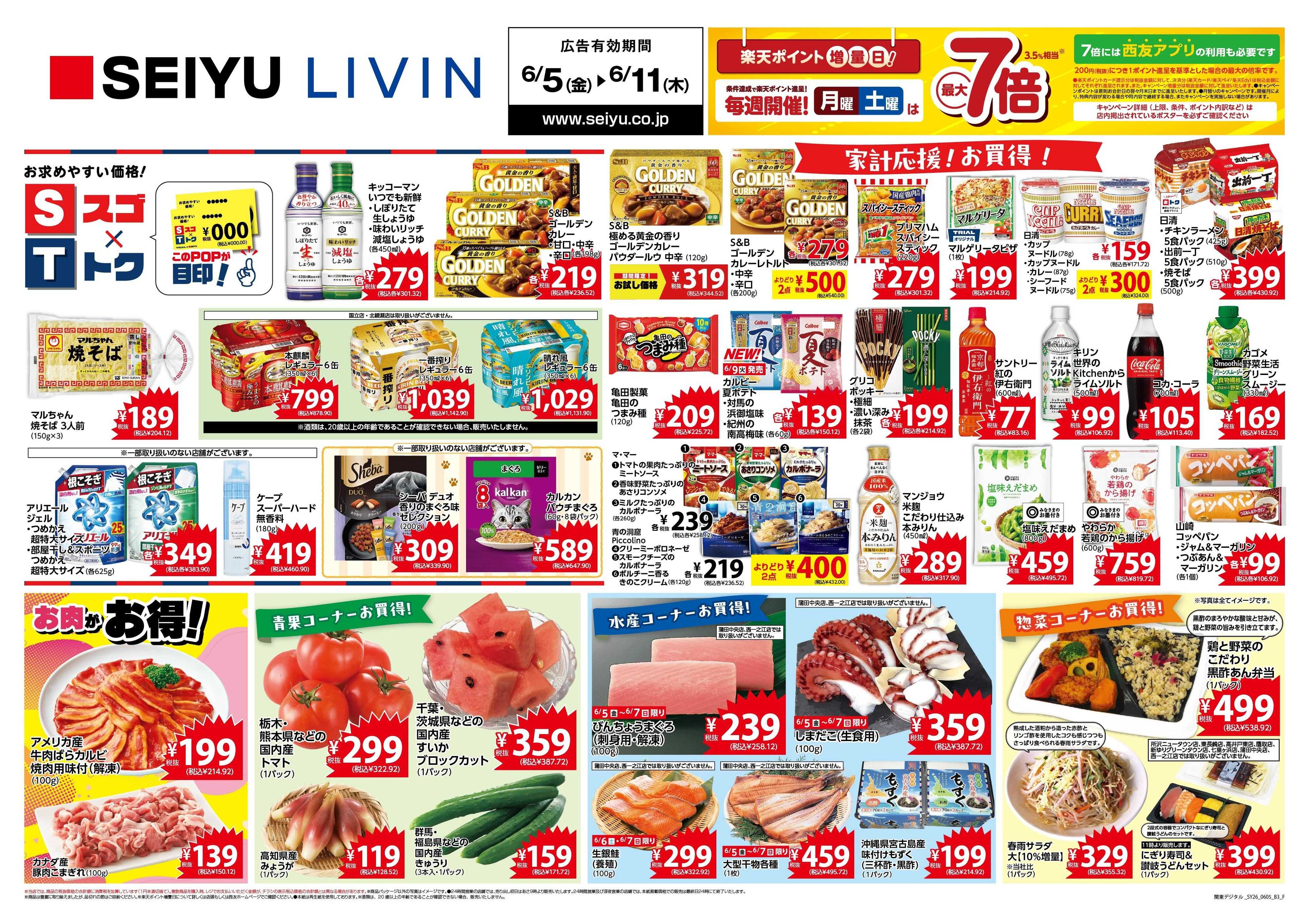 SEIYU 6月5日号