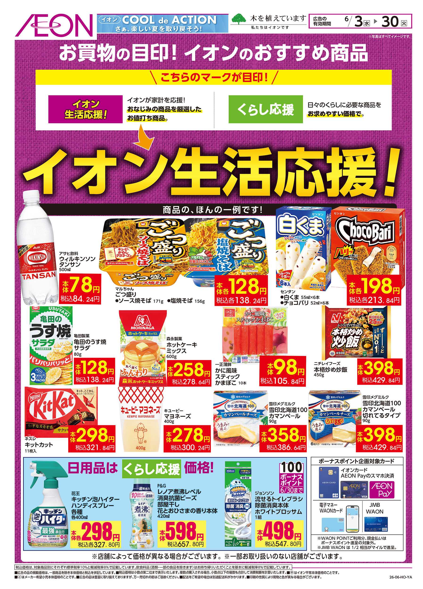 イオン 6/3号　イオン生活応援！
