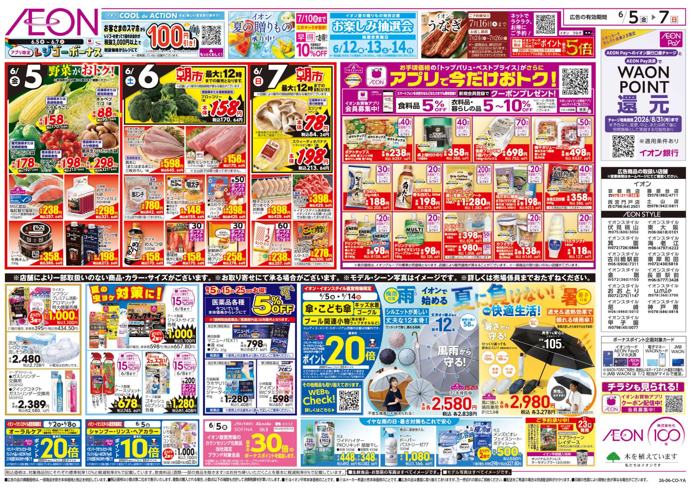 イオンスタイル 6/5号　お得値祭り