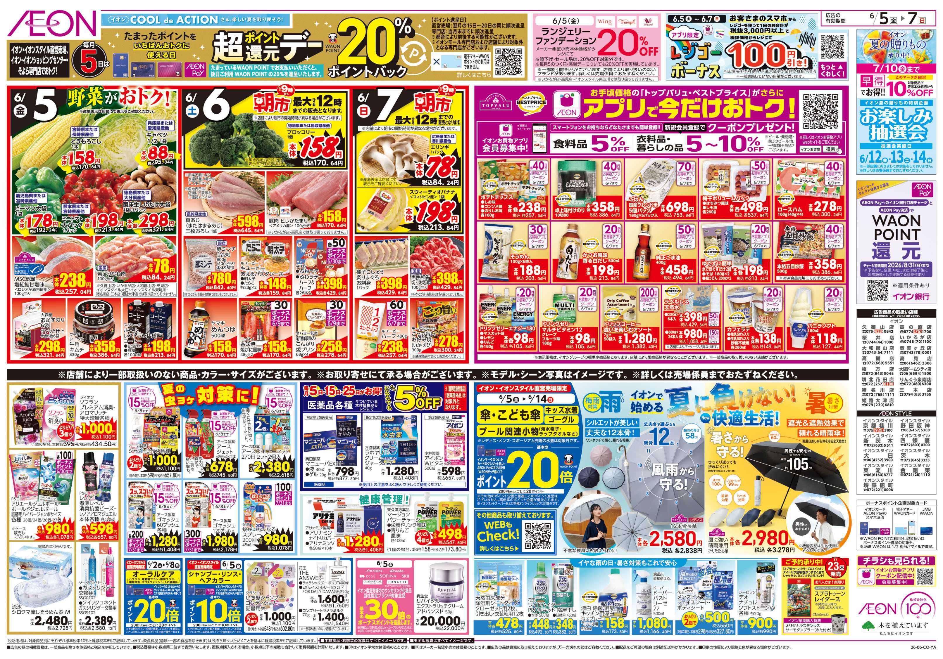 イオンスタイル 6/5号　お得値祭り