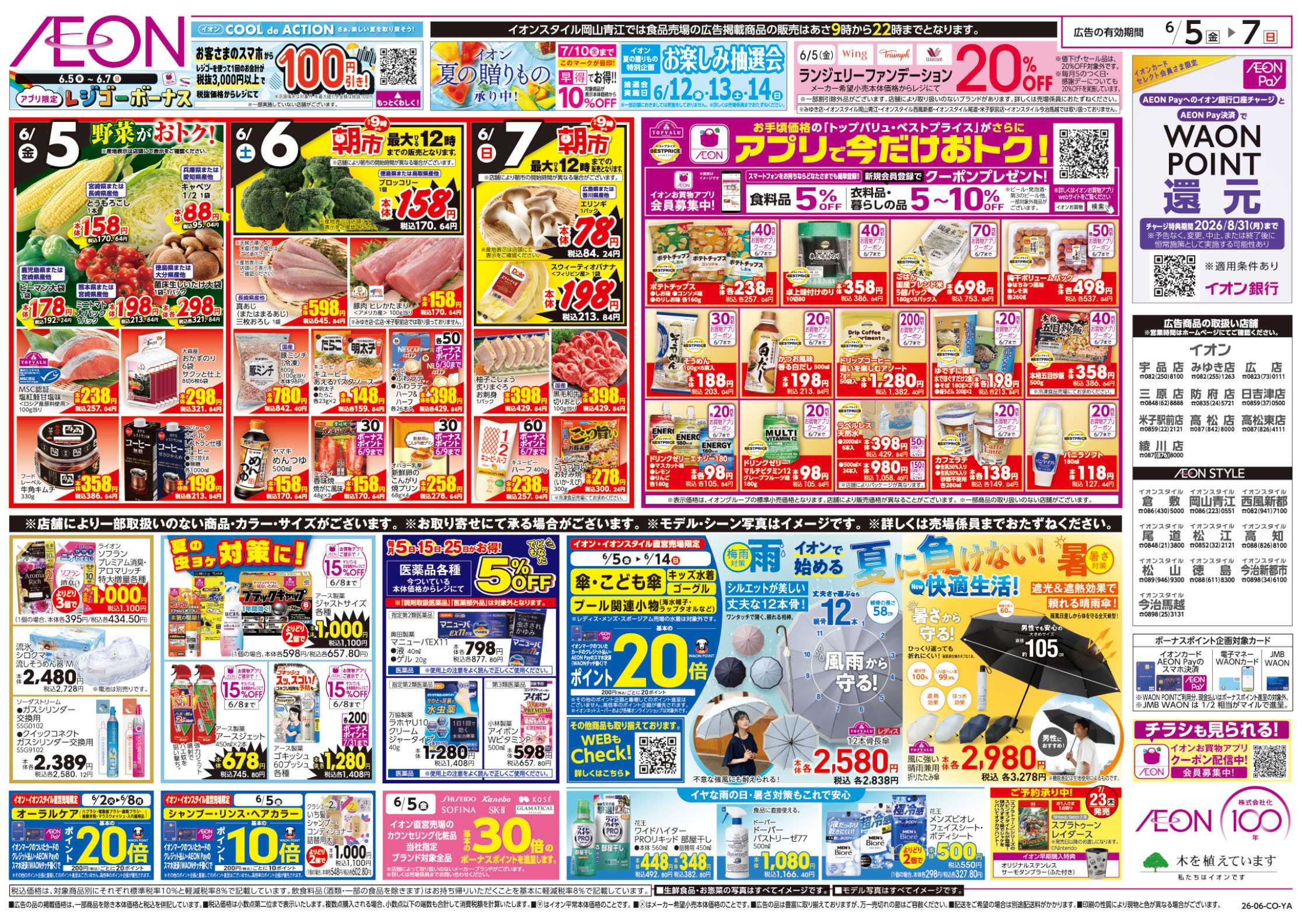 イオンスタイル 6/5号　お得値祭り