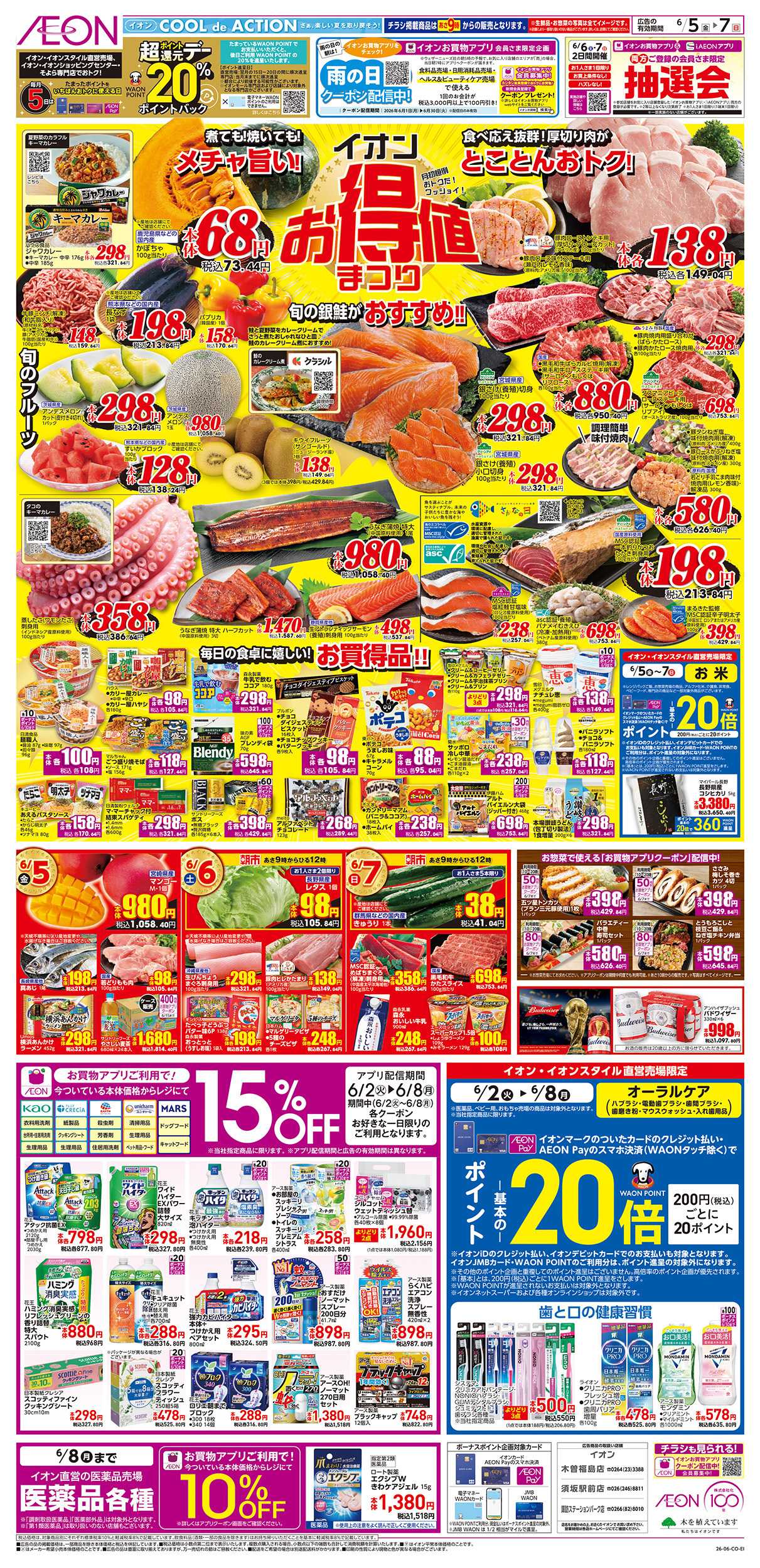 イオン 6/5～6/7
