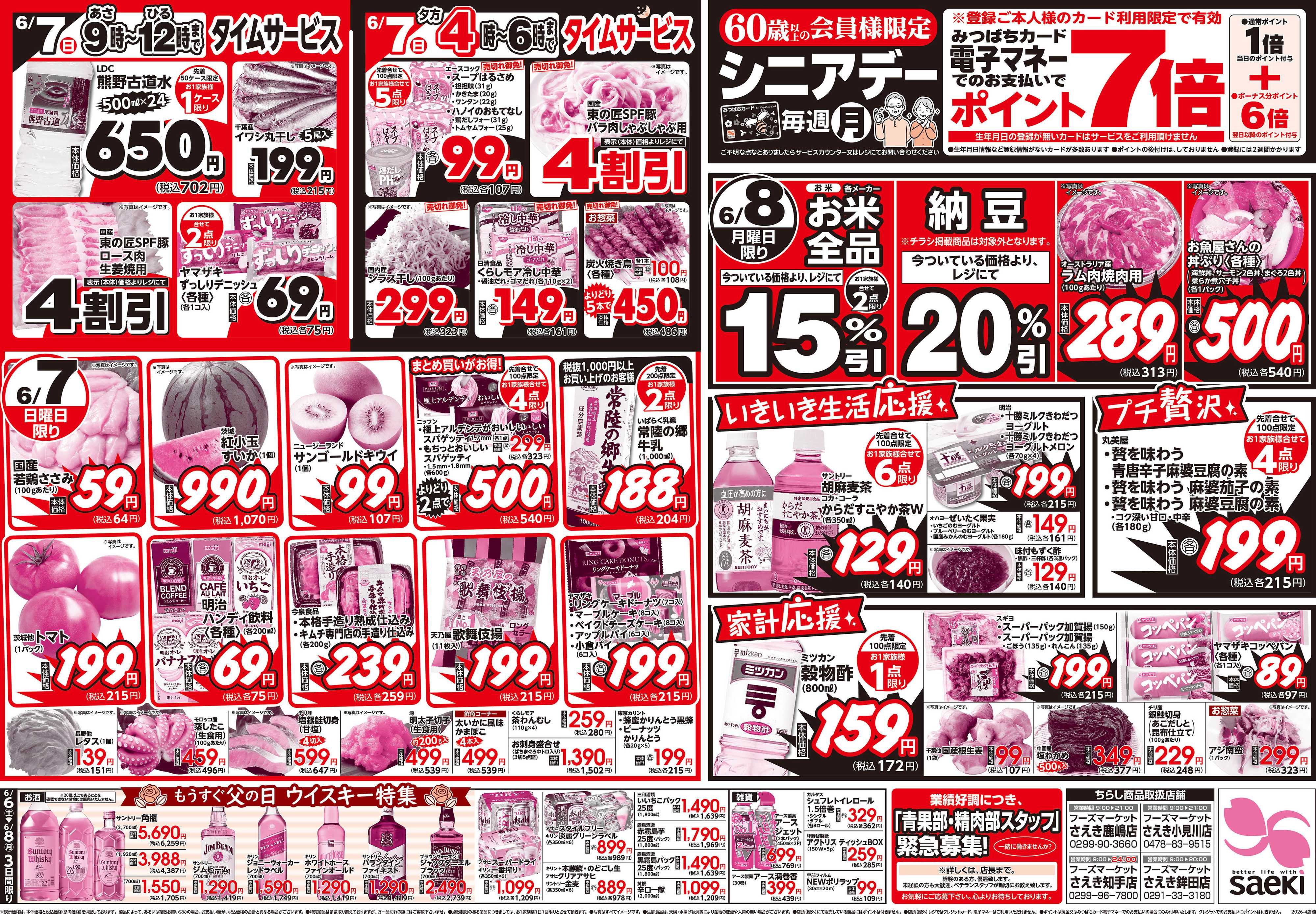 フーズマーケットさえき 元気市