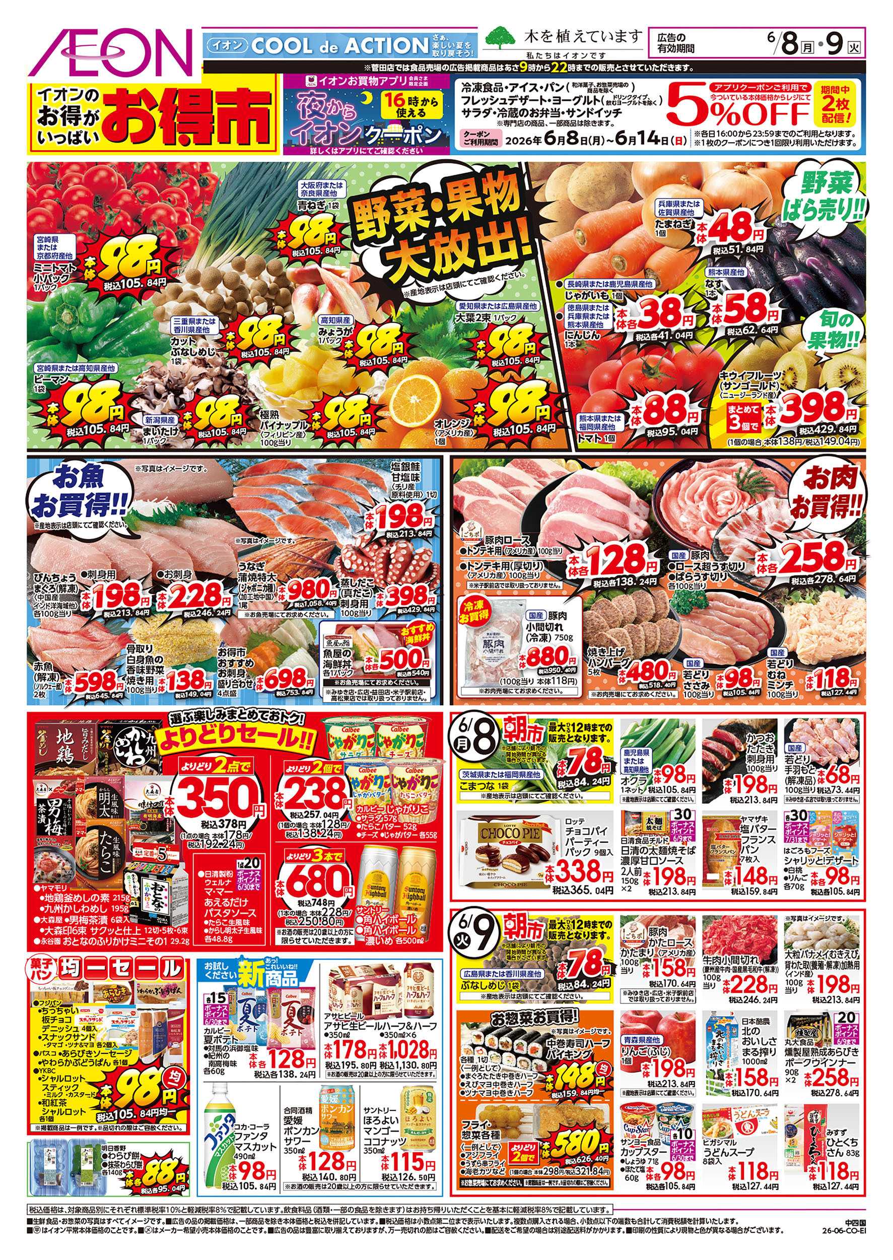 イオン 6/8号　お得市
