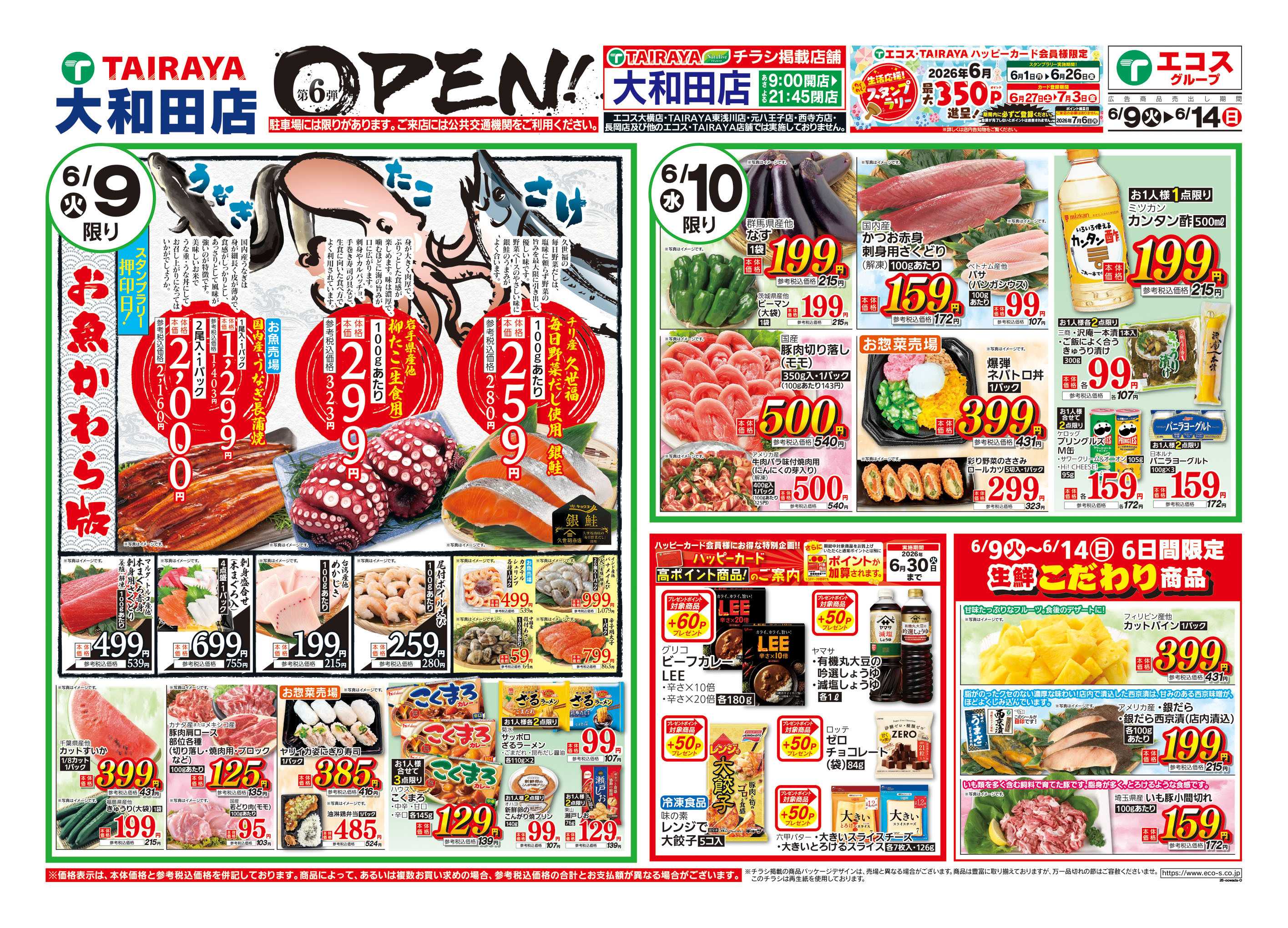 TAIRAYA 6月9日号大和田店オープン6弾