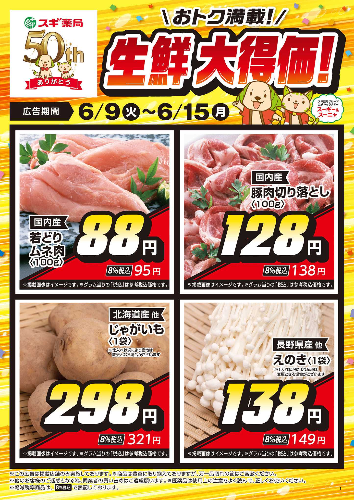 スギドラッグ チラシのご案内
