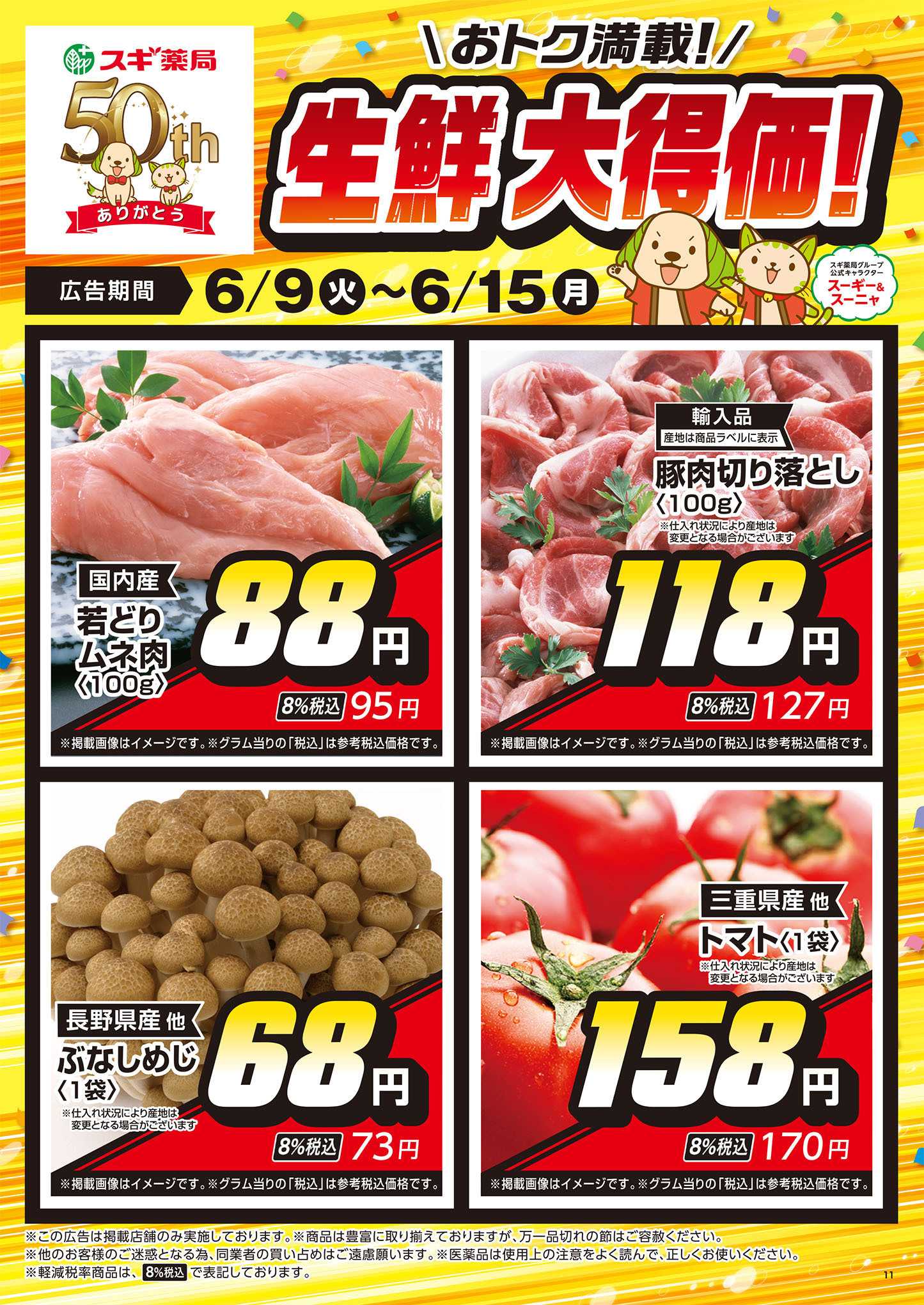 スギドラッグ チラシのご案内