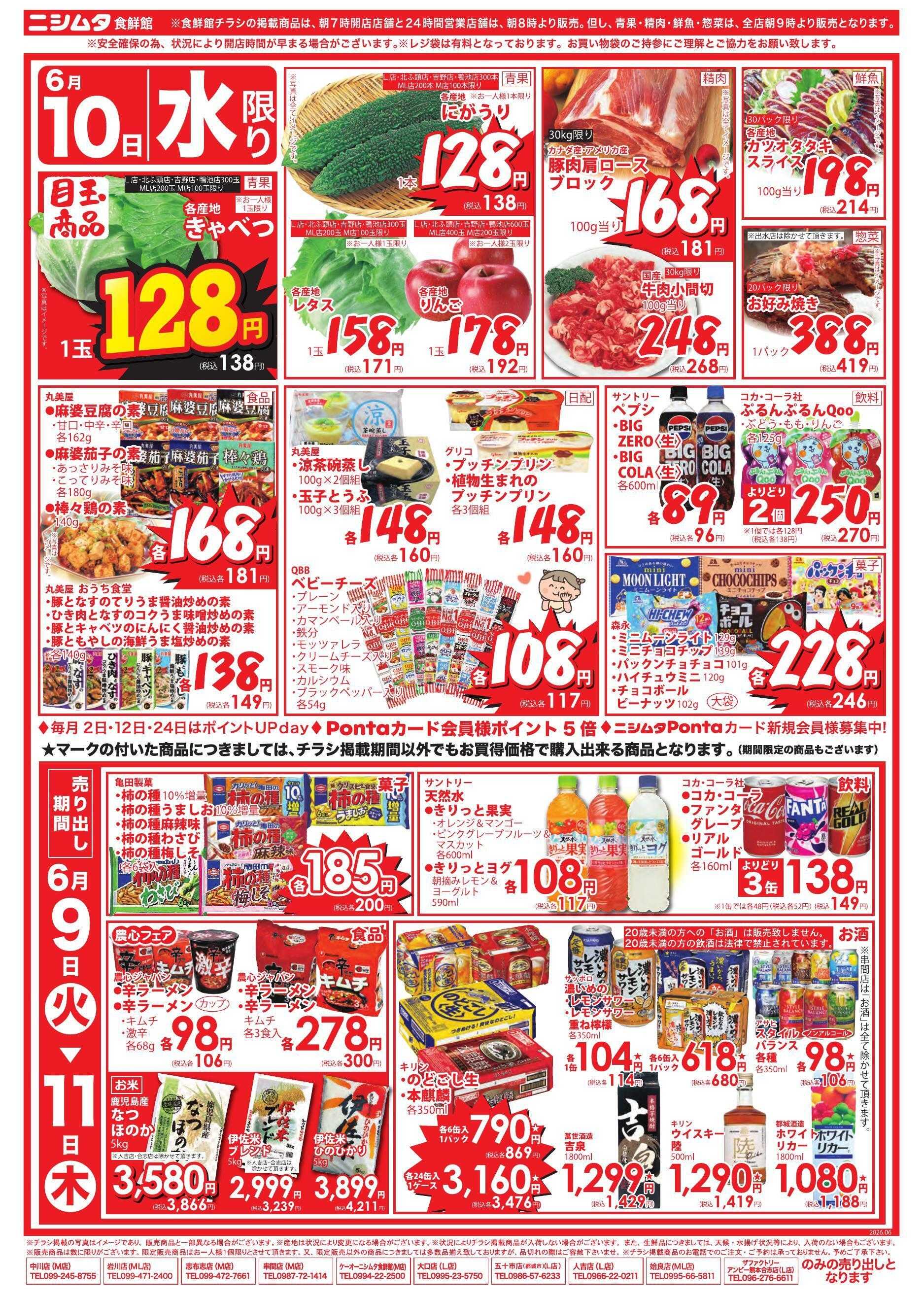 スーパーセンターニシムタ 火曜げんき市