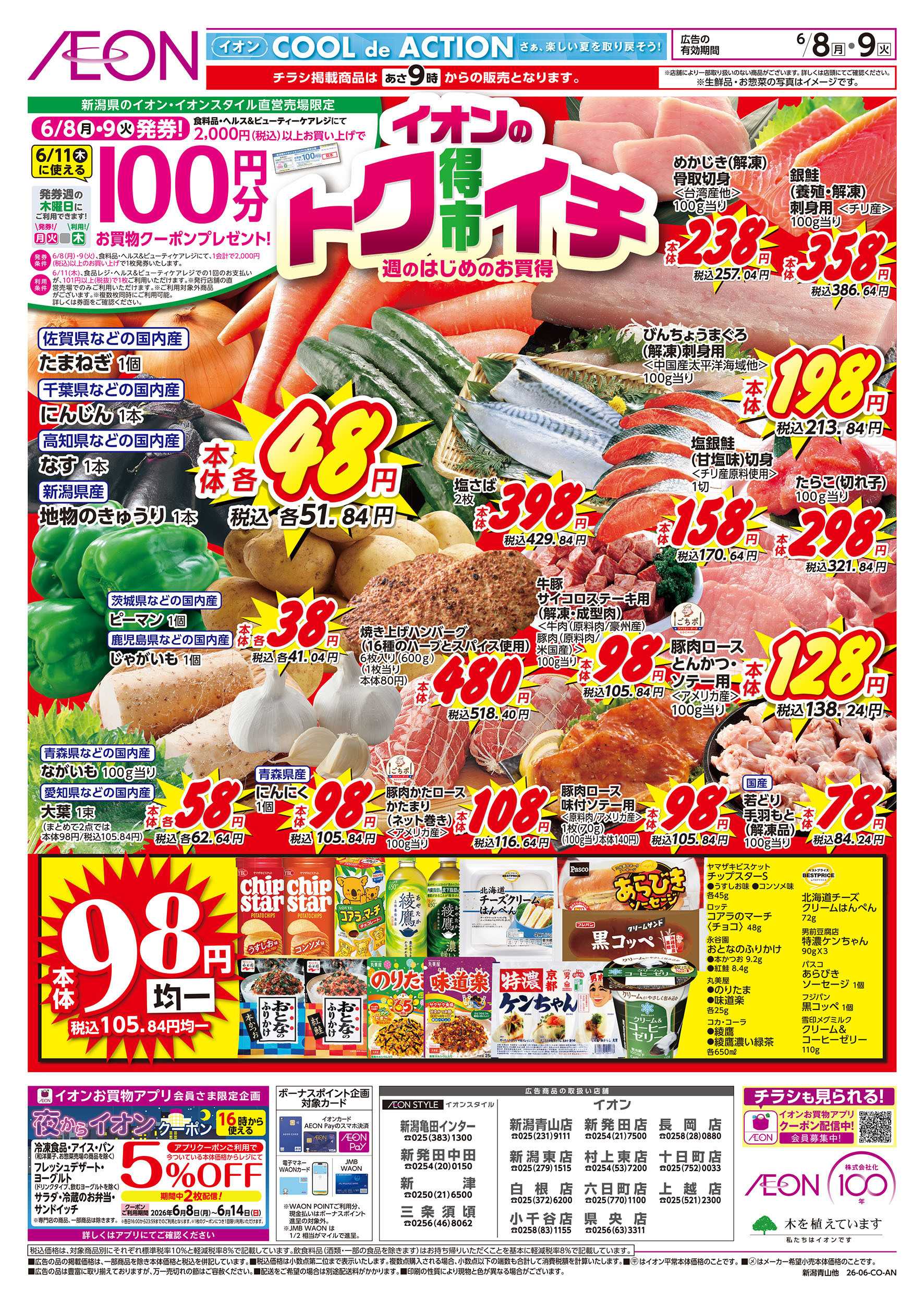 イオン 6/8号　イオンのトクイチ：表面