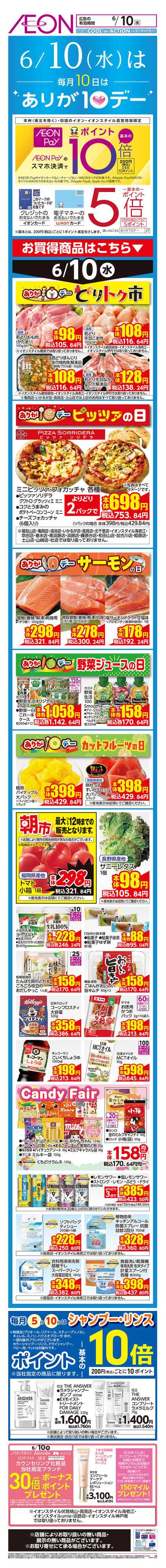 イオン 6/10号　ありが10デー