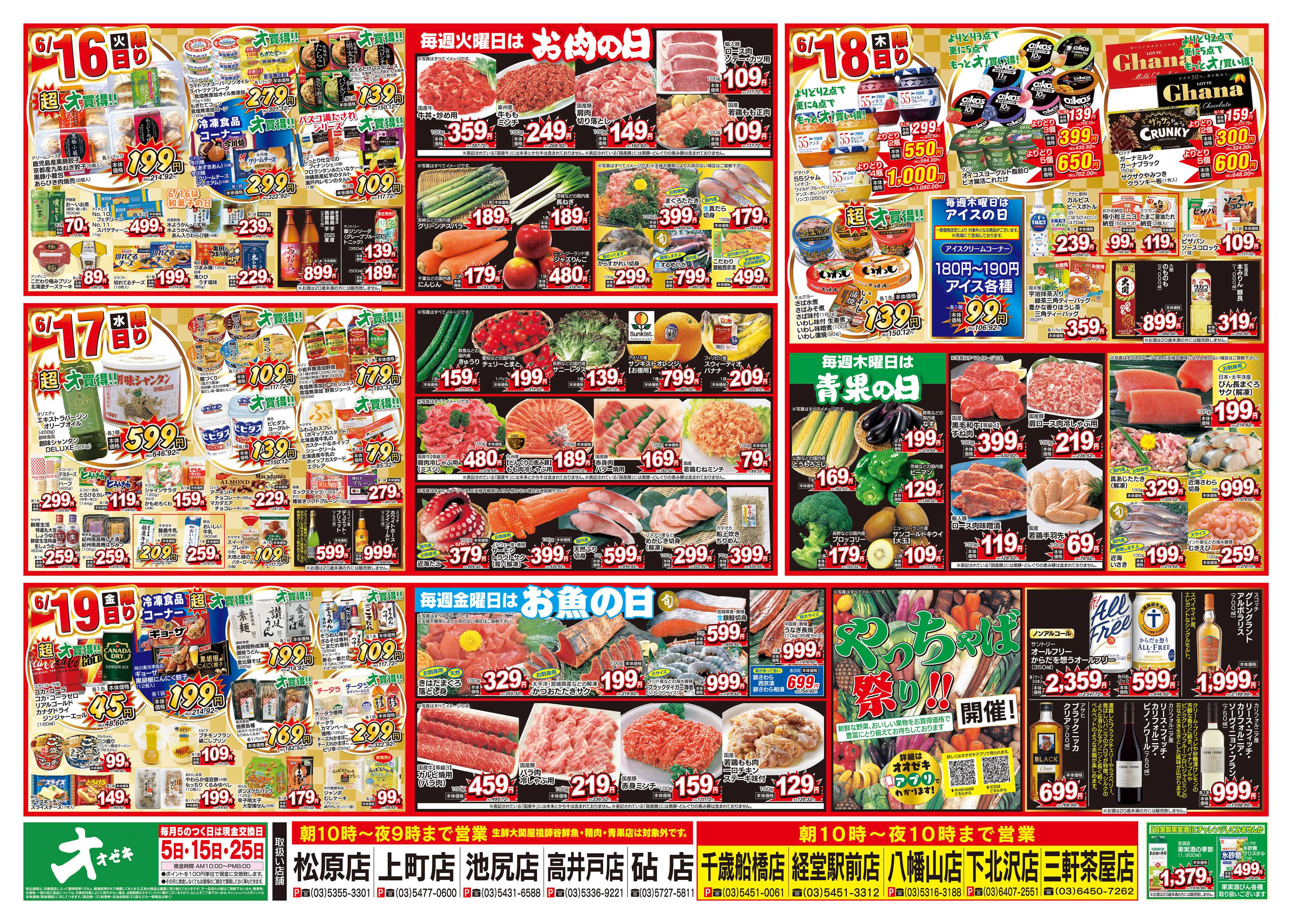 オオゼキ 6/13（土）～6/19（金）