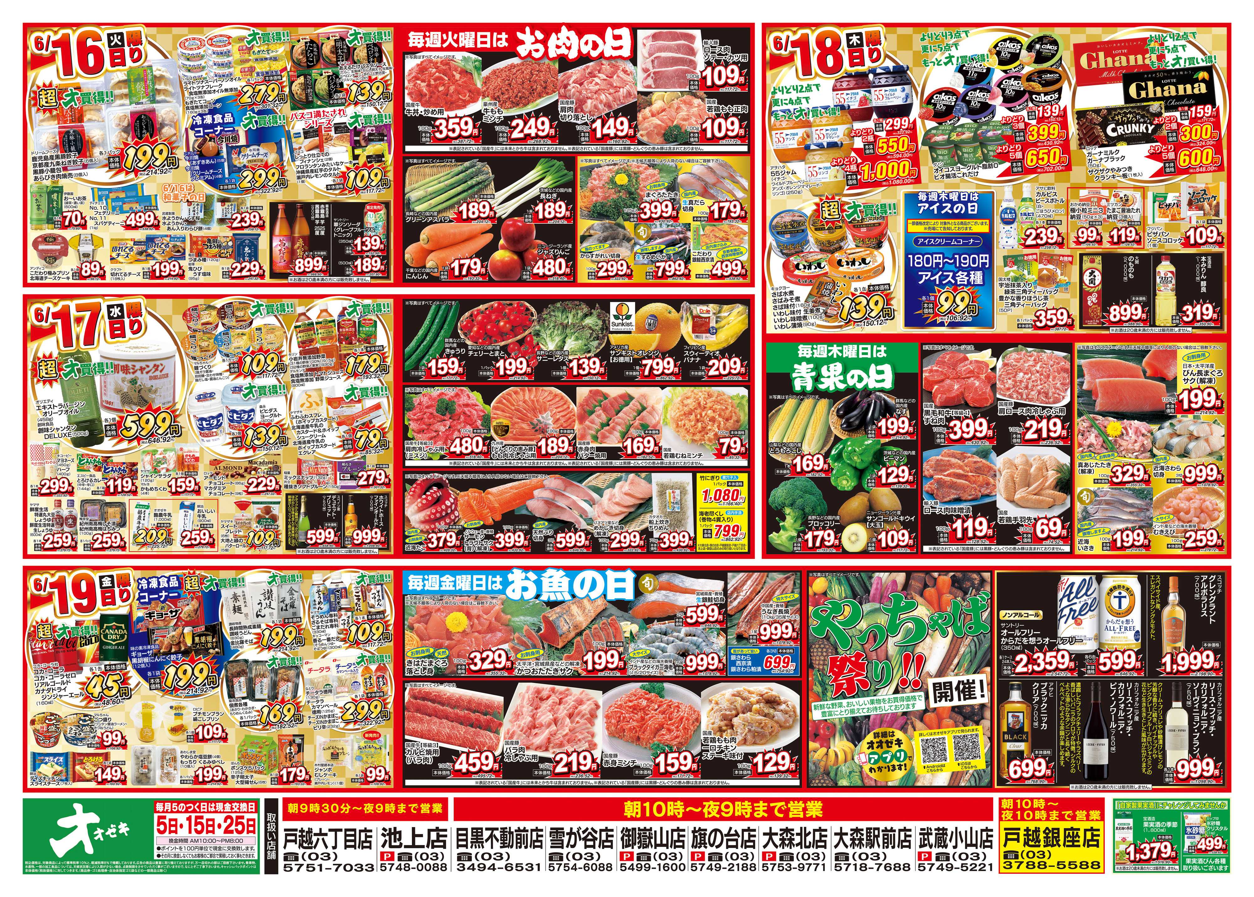 オオゼキ 6/13（土）～6/19（金）