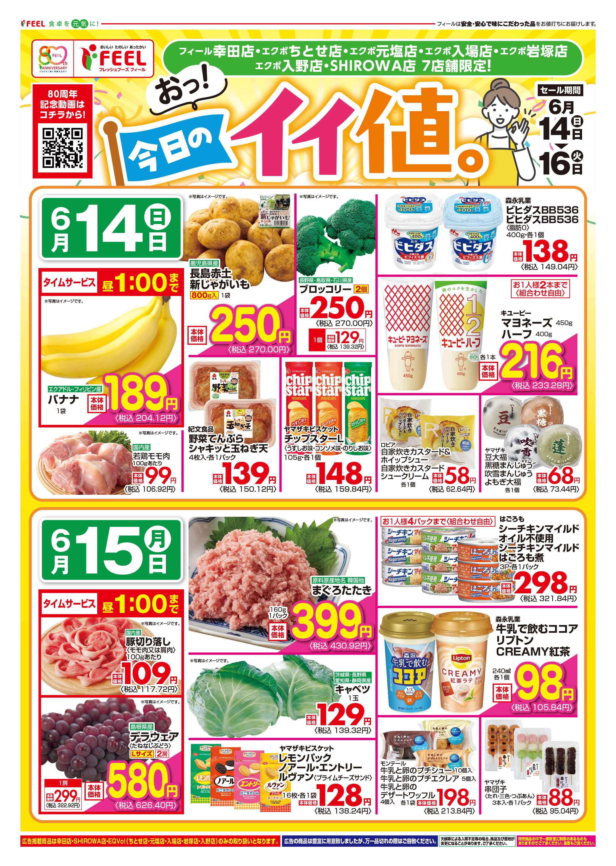 フィール おっ！今日のイイ値。