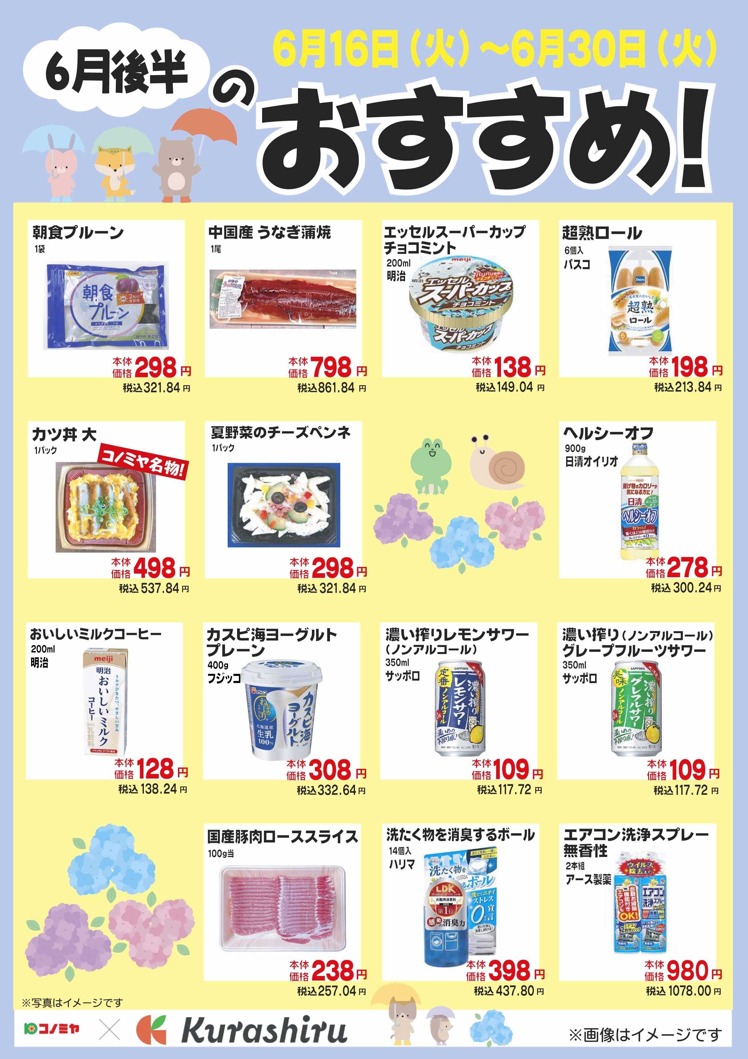 コノミヤ ６月後半のおすすめ！