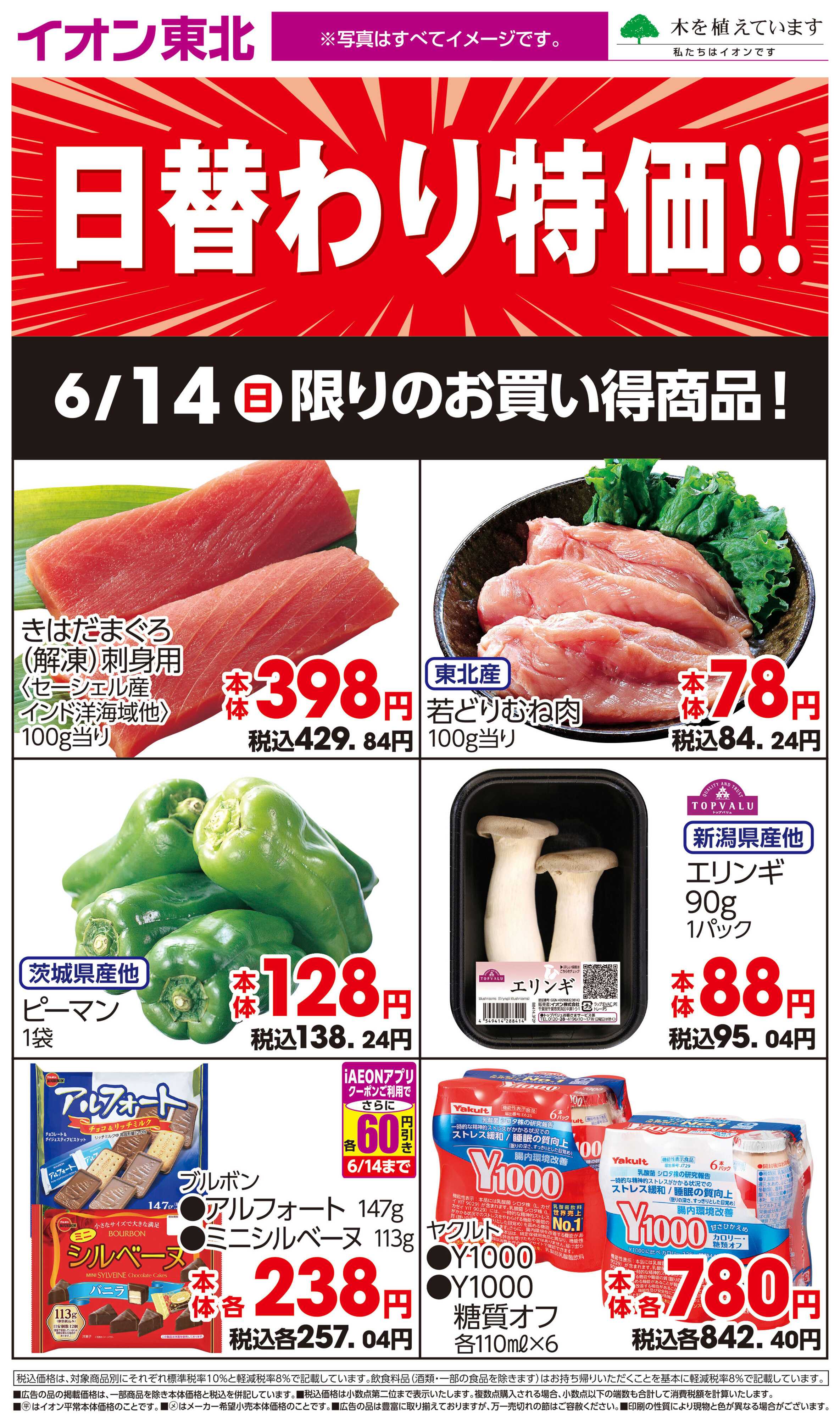 イオン 6月14日日替わり
