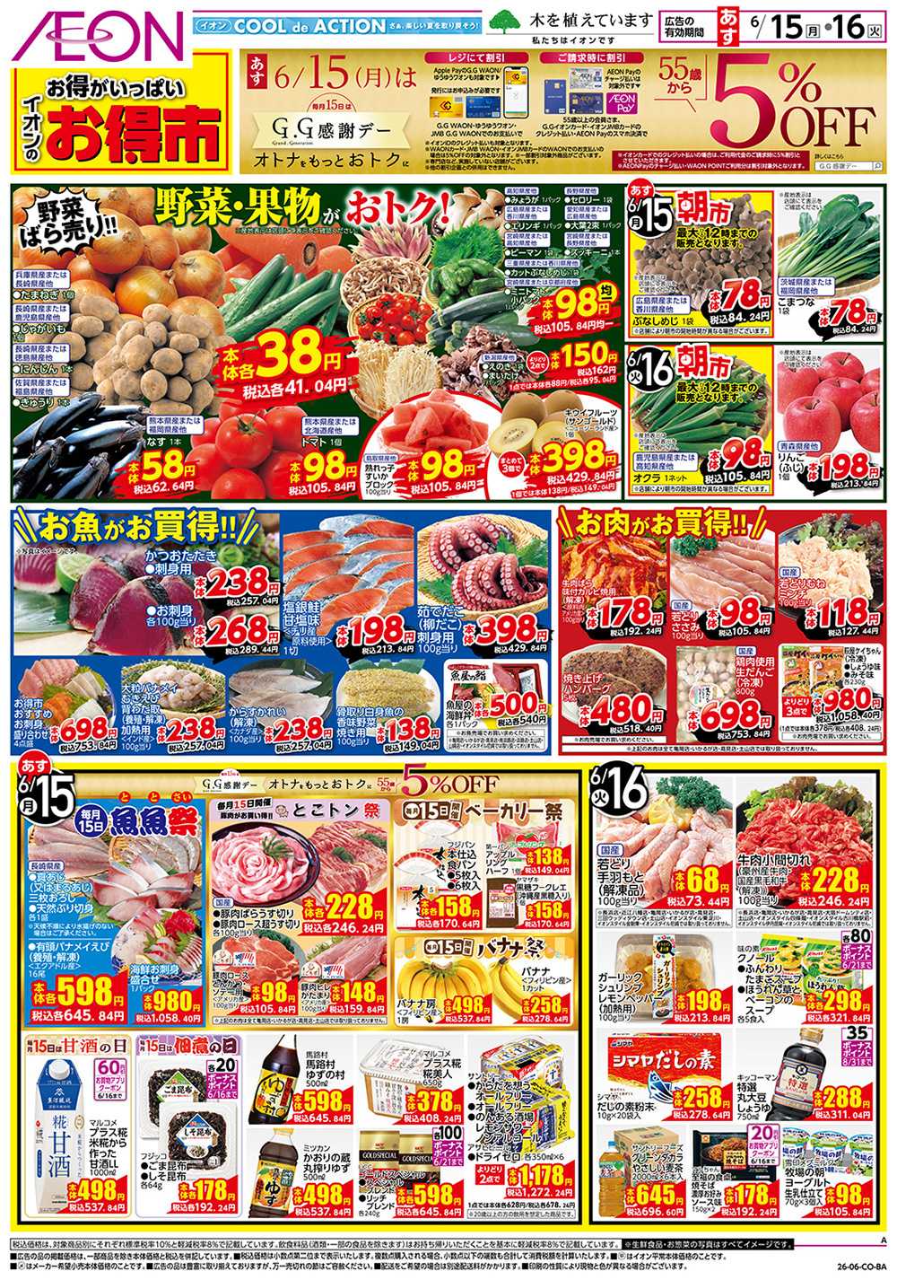 イオンスタイル 6/15号　お得市