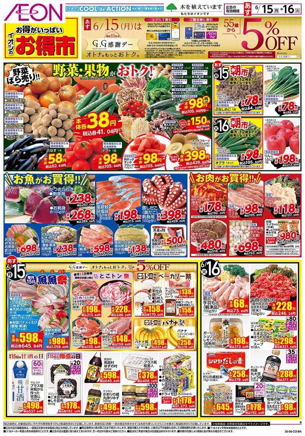 イオンスタイル 6/15号　お得市