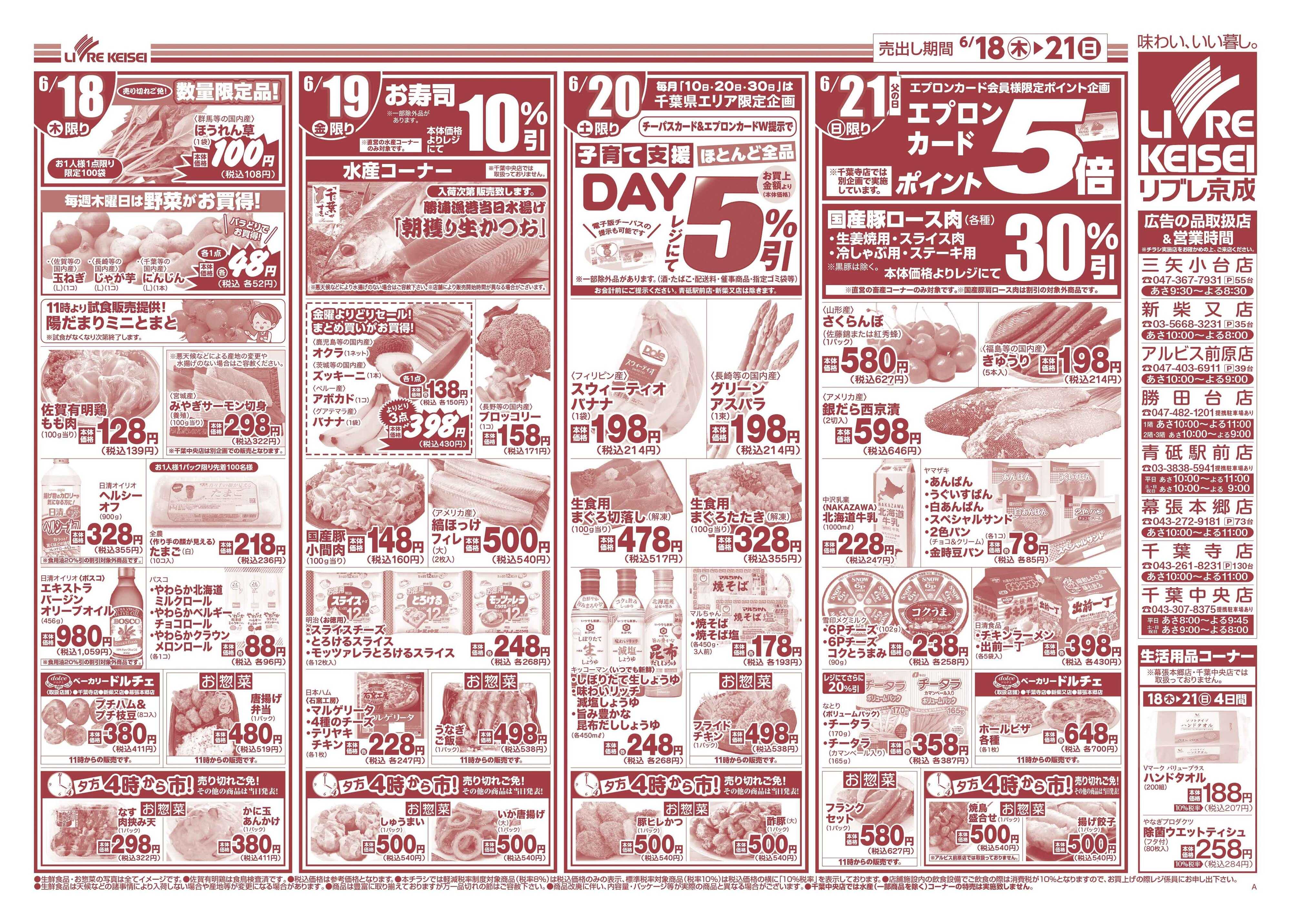 リブレ京成 6月18日号　父の日