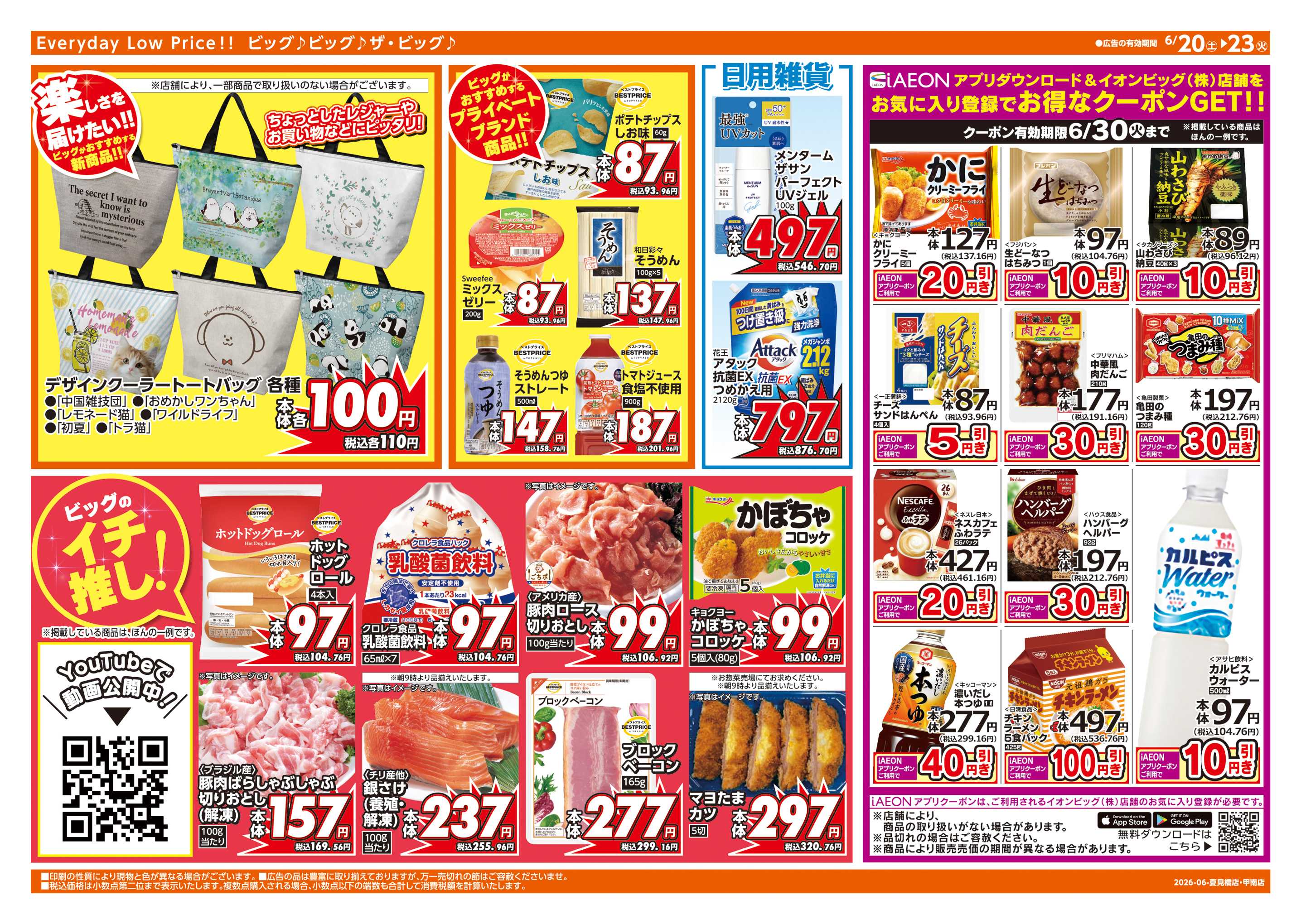 ザ・ビッグ 週末チラシ