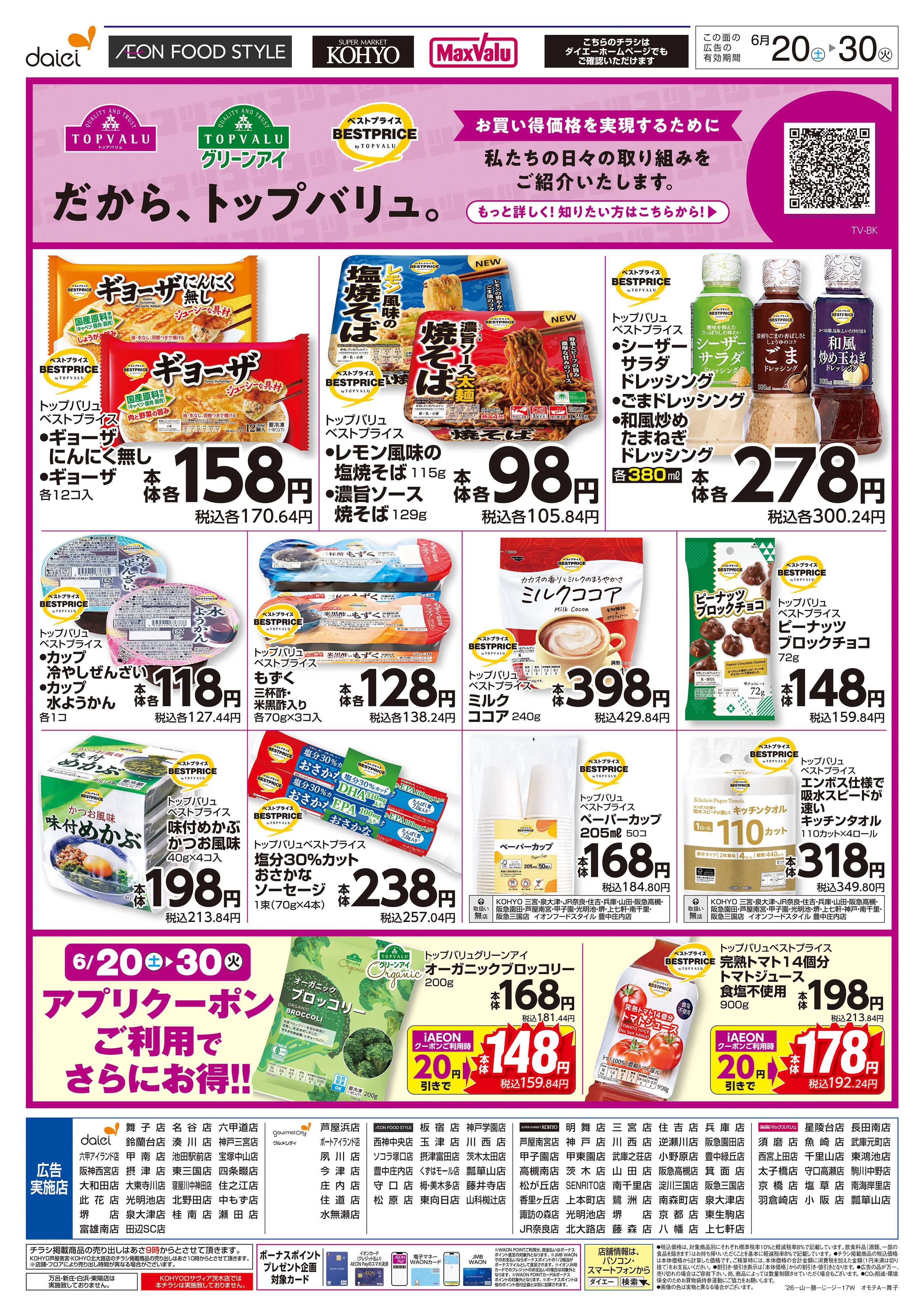KOHYO 【 だから、トップバリュ。 】