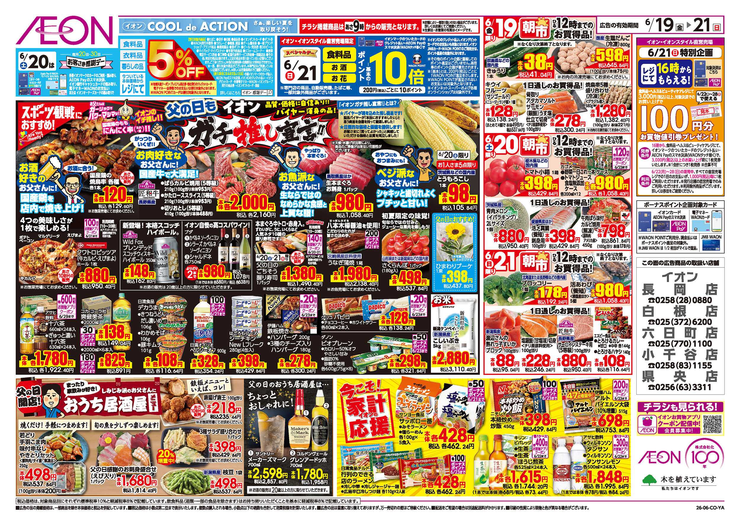 イオン 6/19号　イオンガチ推し宣言！：表面
