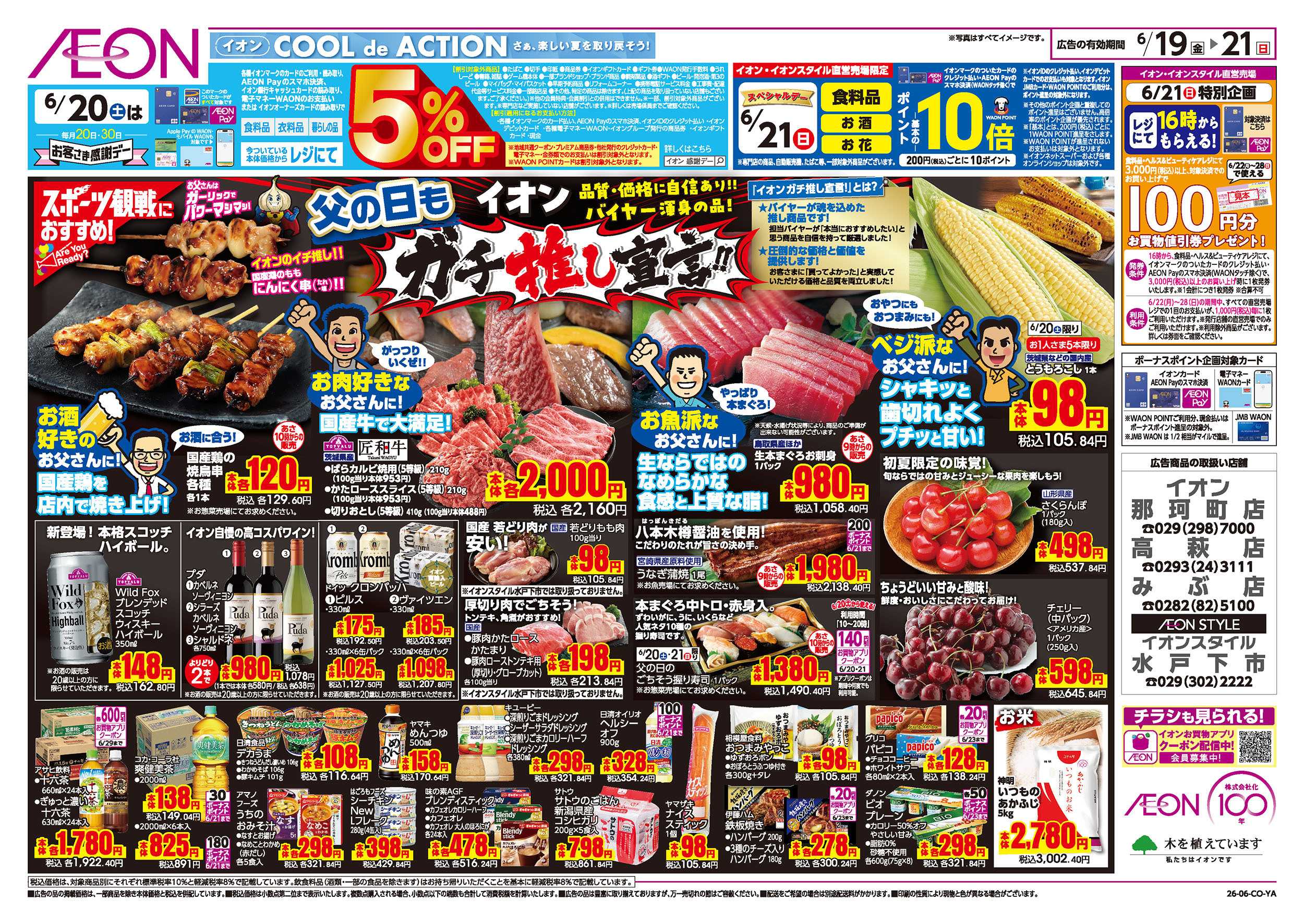 イオン 6/19号　イオンガチ推し宣言！：表面