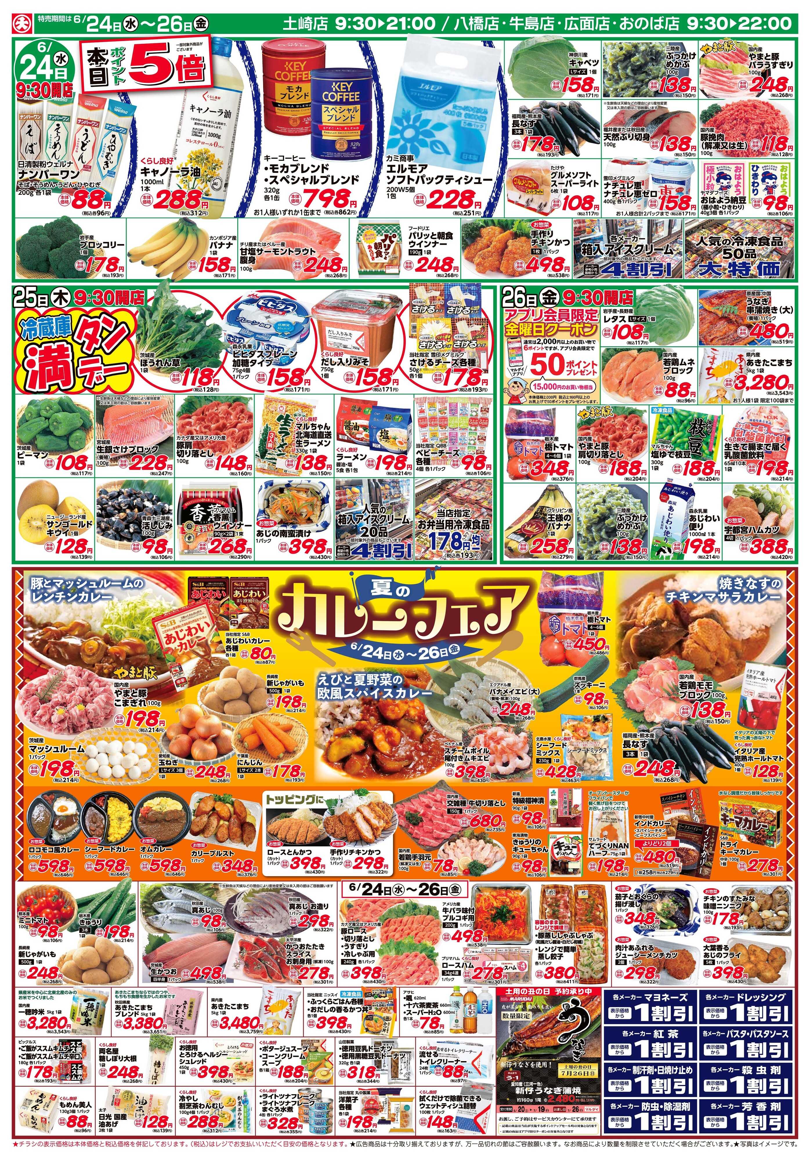 マルダイ 夏のカレーフェア