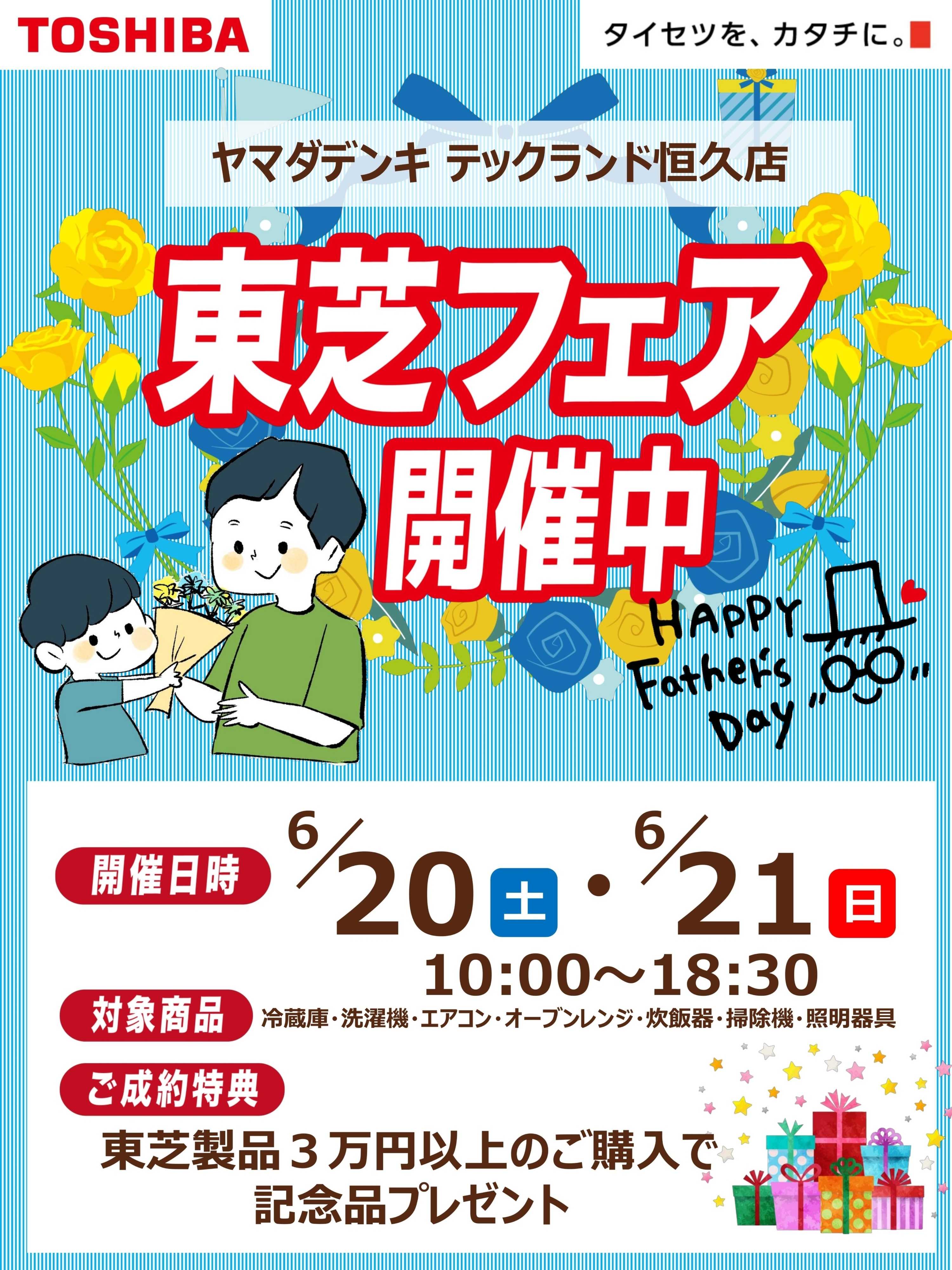 ヤマダデンキ 東芝フェア開催中