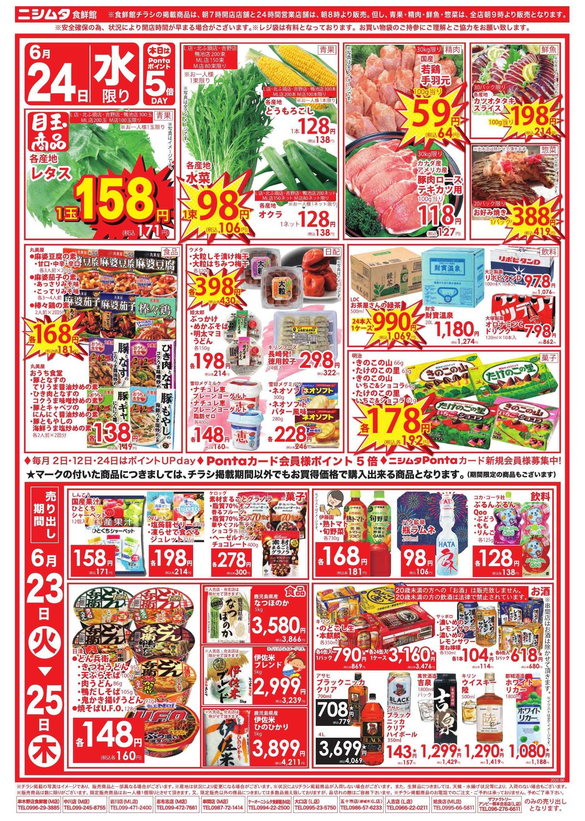 スーパーセンターニシムタ 火曜げんき市
