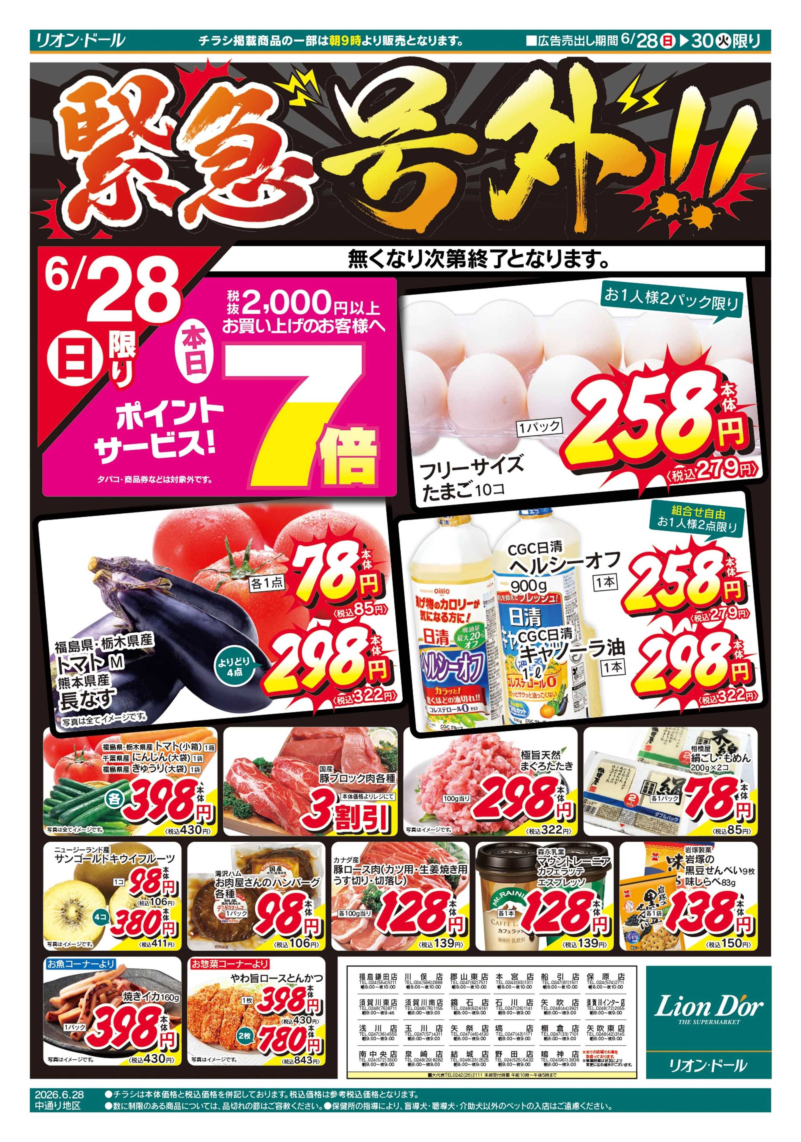 リオン・ドール 6/28号緊急号外