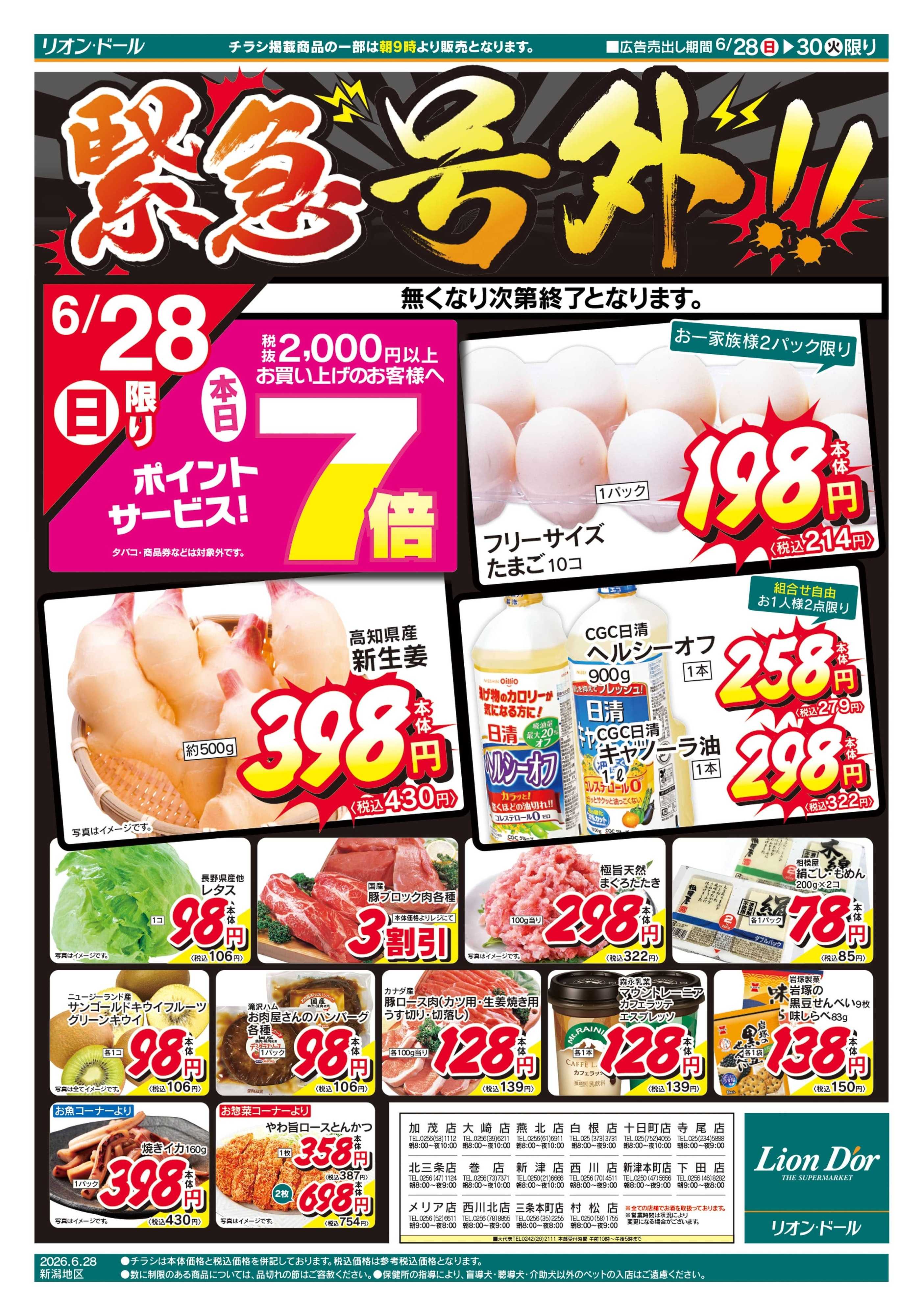 リオン・ドール 6/28号緊急号外