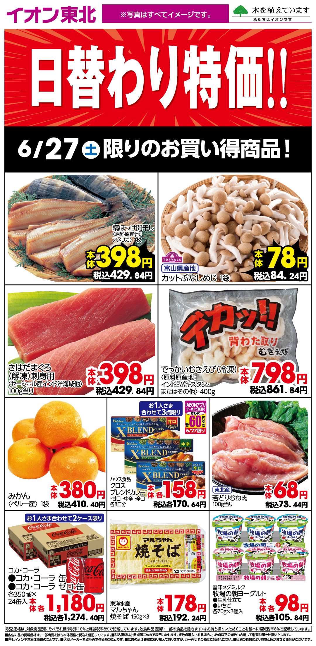 イオン 6月27日日替わり