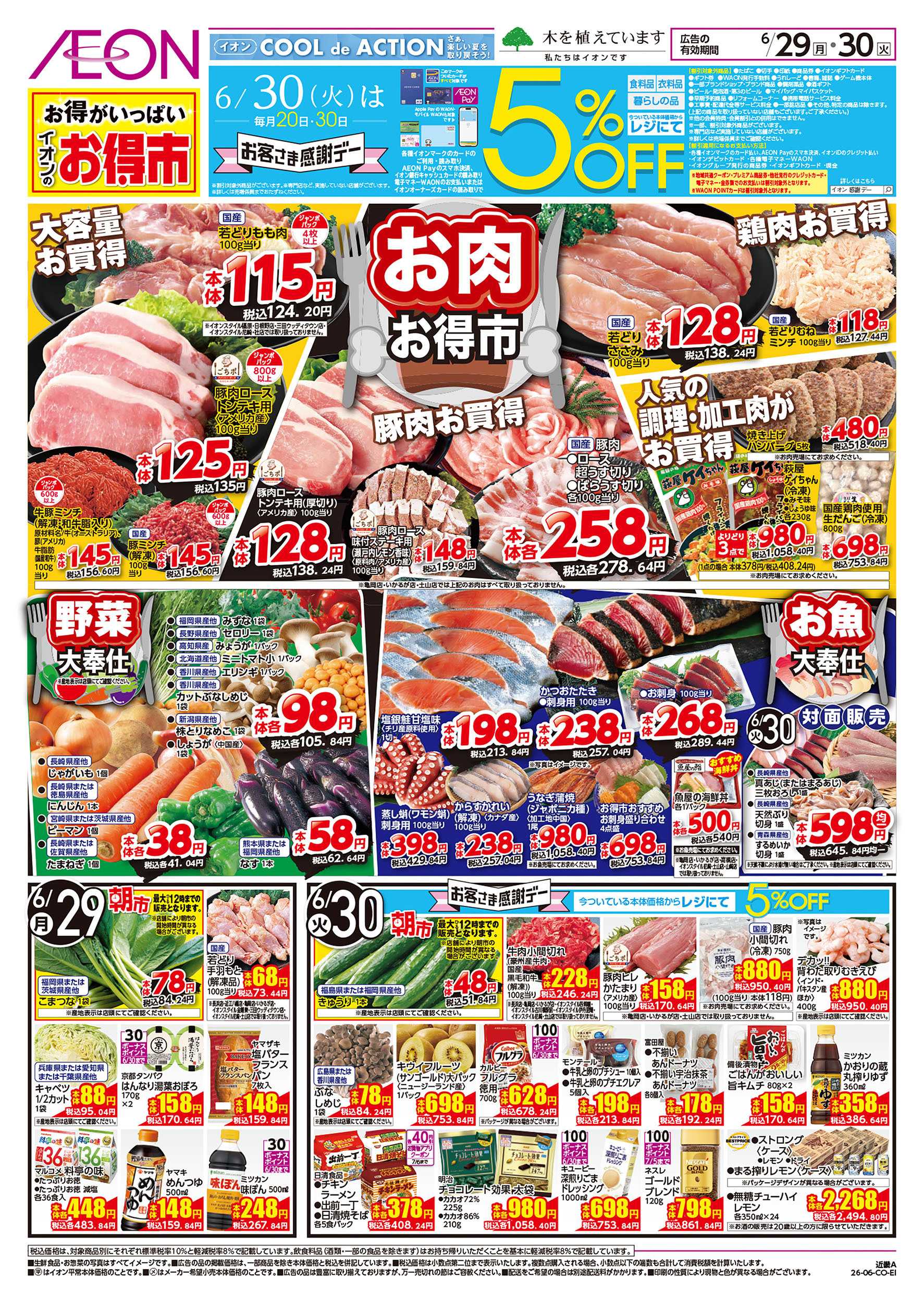 イオン 6/29号　お得市