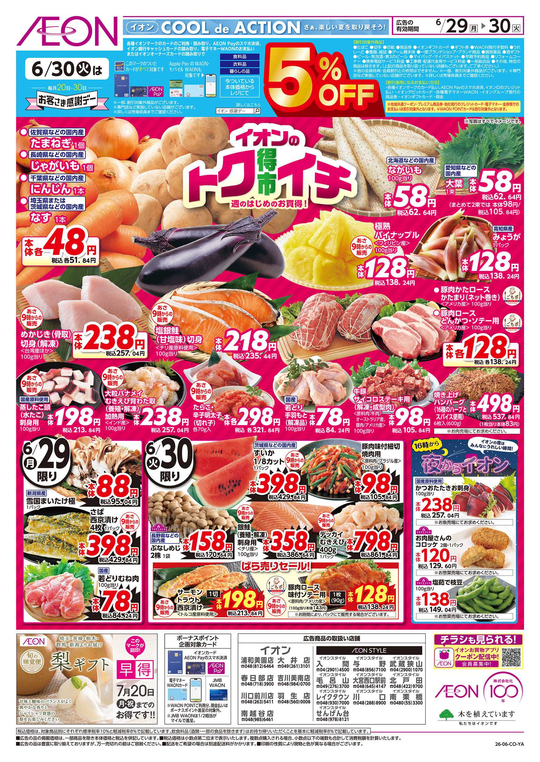 イオンスタイル 6/29号　イオンのトクイチ：表面