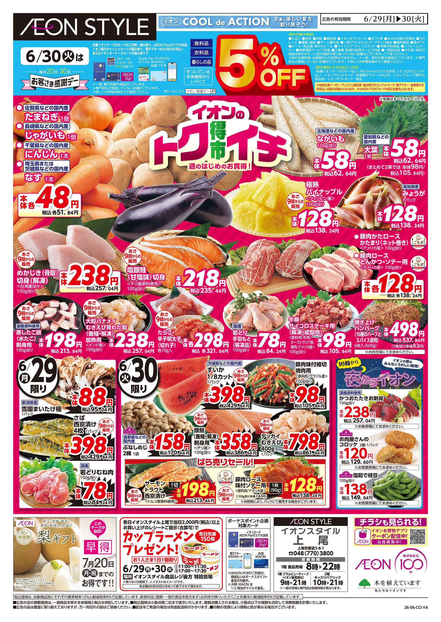 イオンスタイル 6/29号　イオンのトクイチ：表面